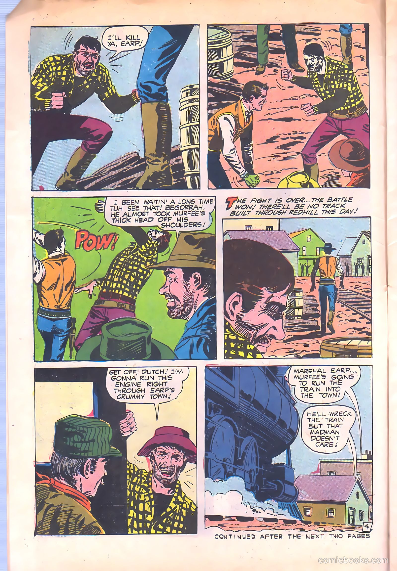 Wyatt Earp, Frontier Marshal #66 — page 6 of 36