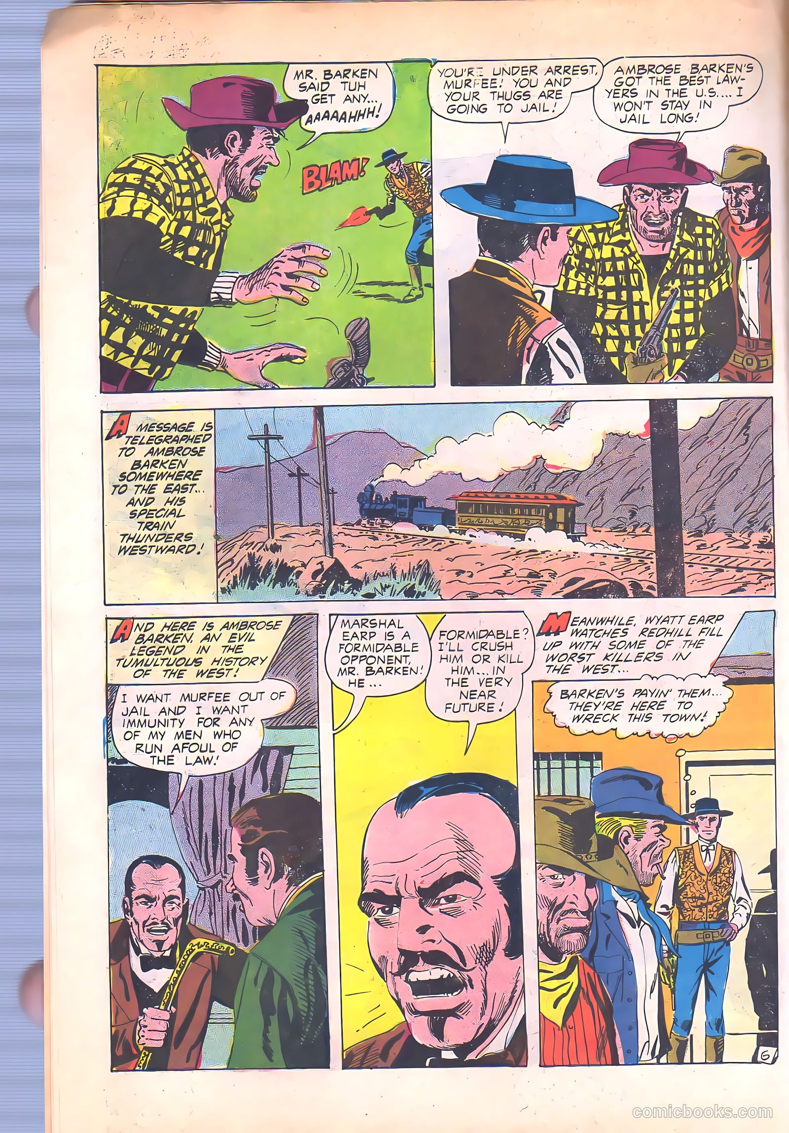 Wyatt Earp, Frontier Marshal #66 — page 10 of 36