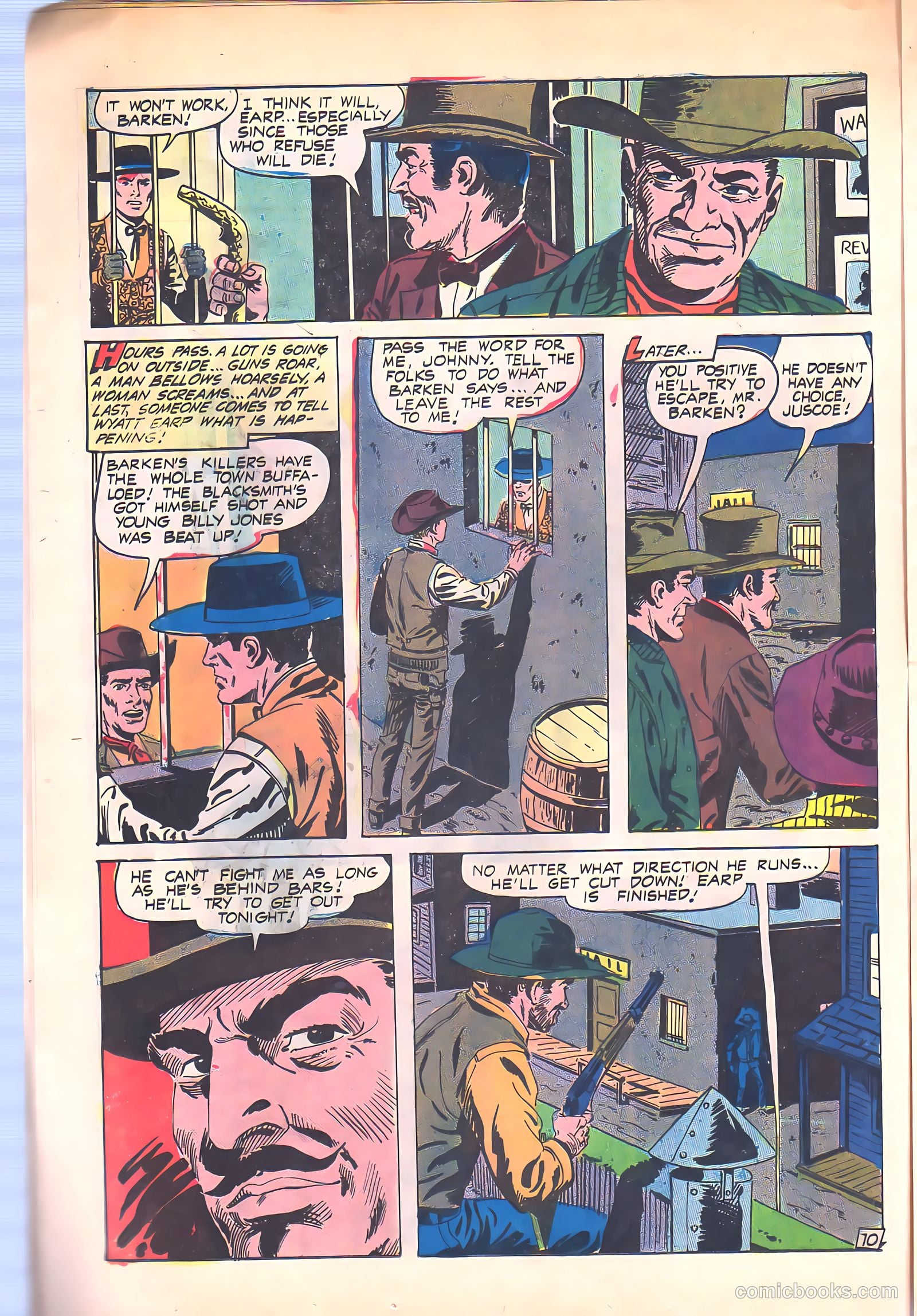 Wyatt Earp, Frontier Marshal #66 — page 16 of 36