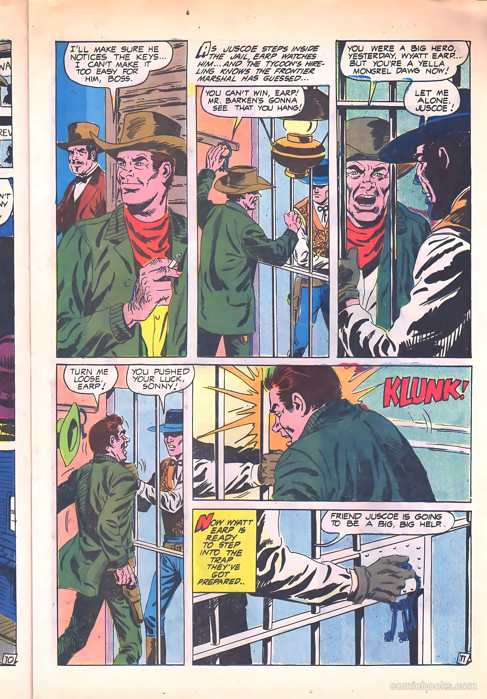 Wyatt Earp, Frontier Marshal #66 — page 17 of 36