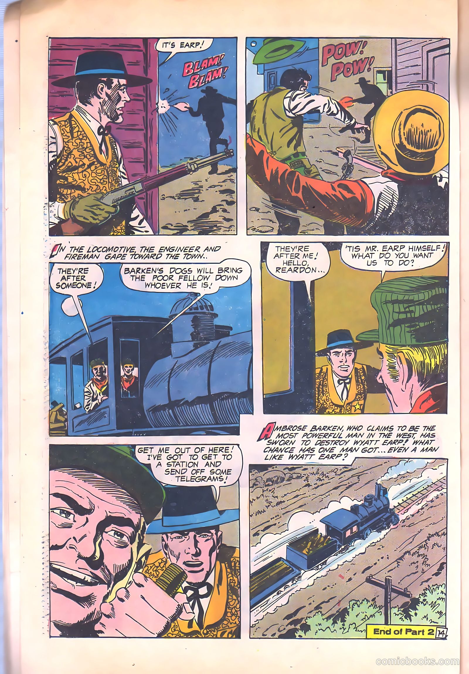 Wyatt Earp, Frontier Marshal #66 — page 20 of 36