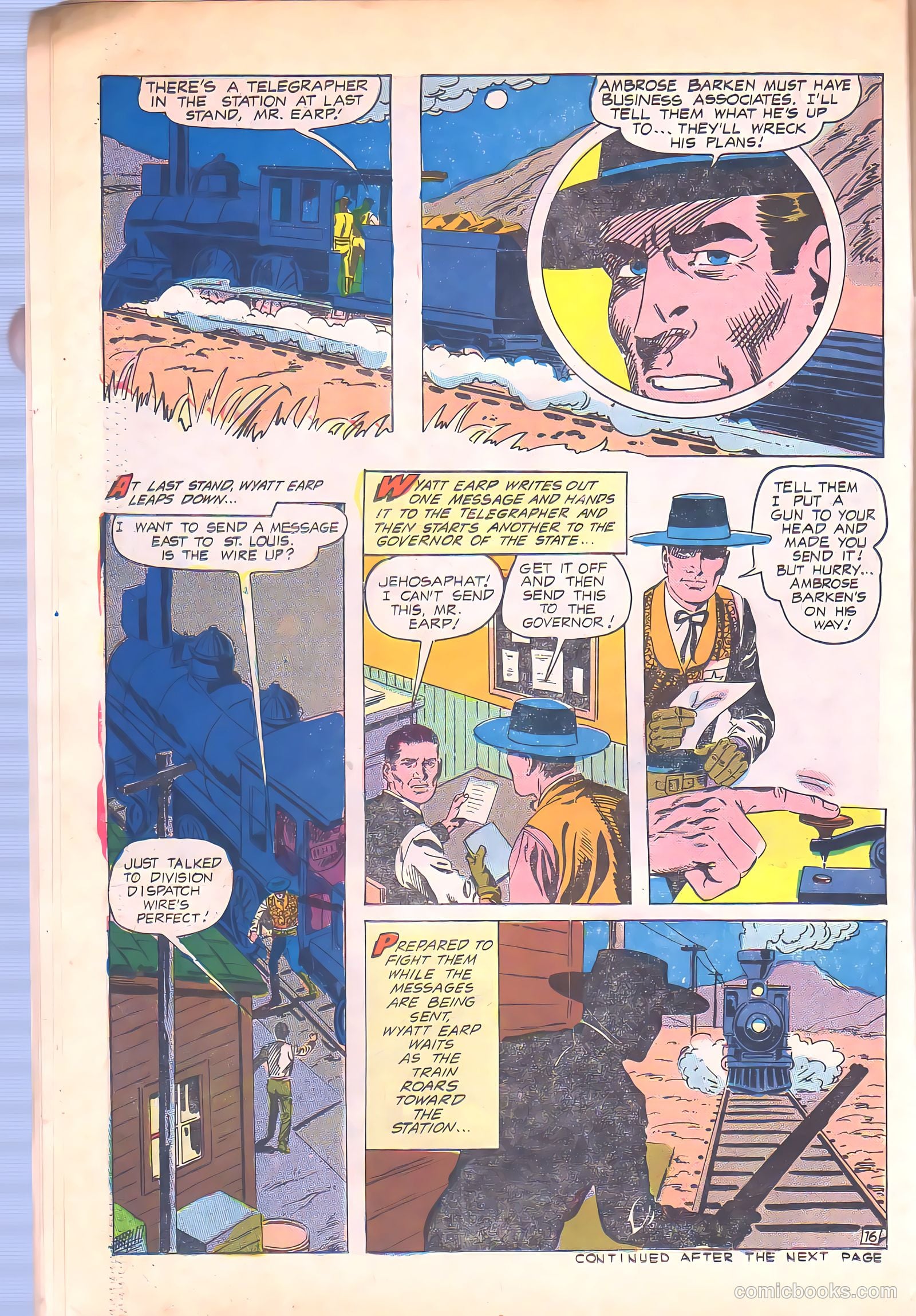 Wyatt Earp, Frontier Marshal #66 — page 22 of 36