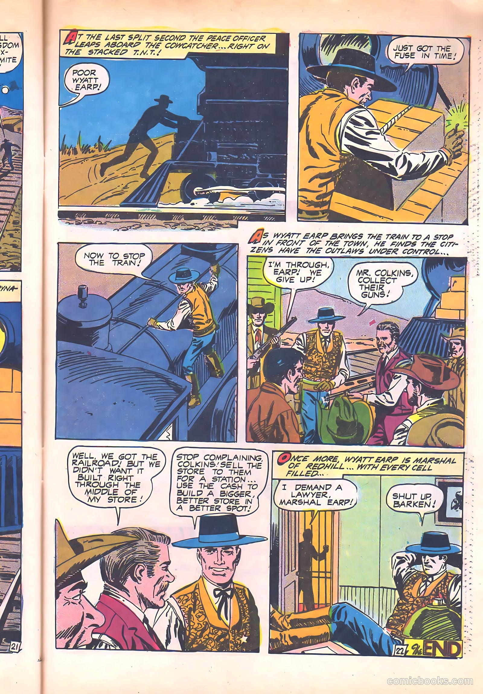 Wyatt Earp, Frontier Marshal #66 — page 29 of 36