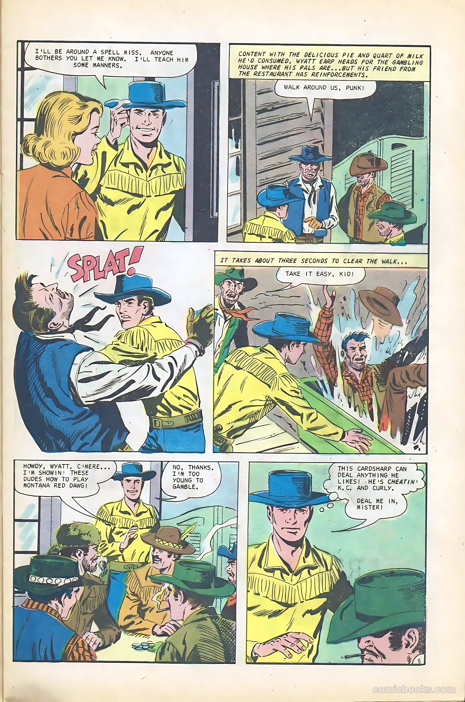 Wyatt Earp, Frontier Marshal #68 — page 9 of 36