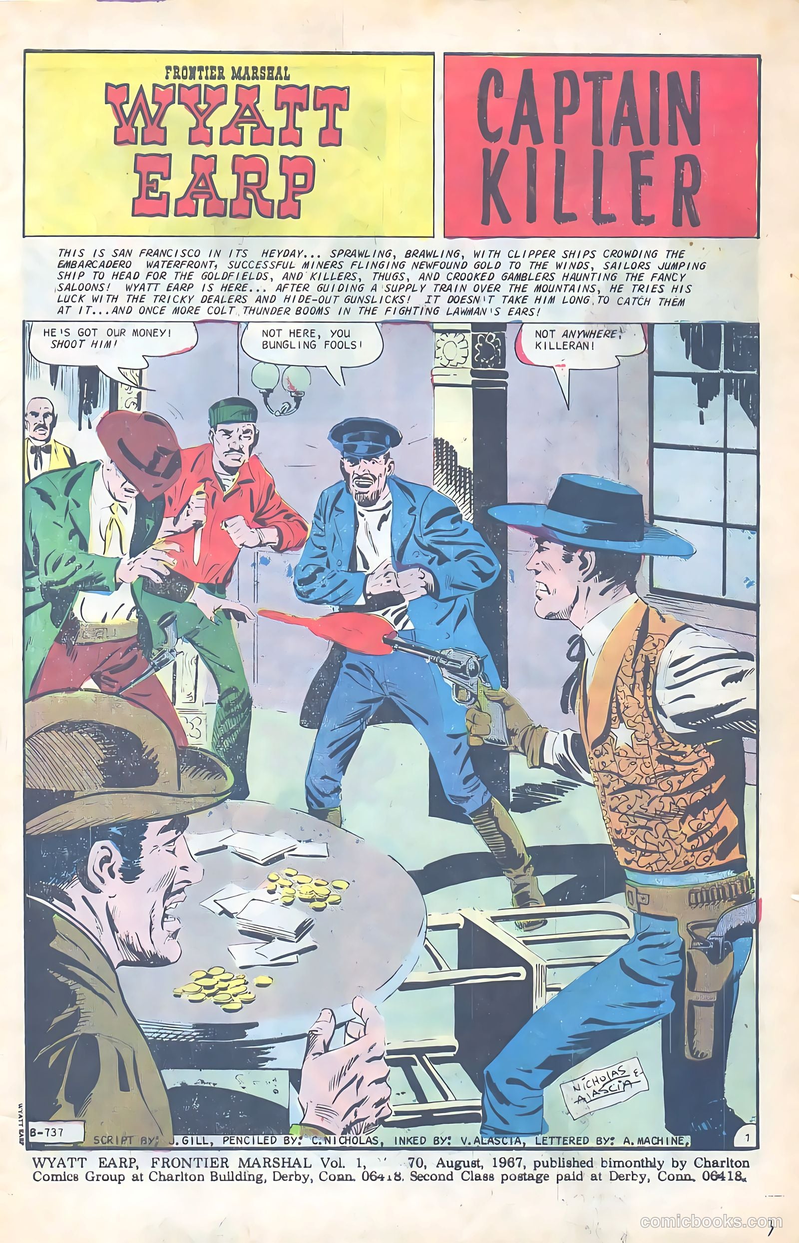 Wyatt Earp, Frontier Marshal #70 — page 3 of 36