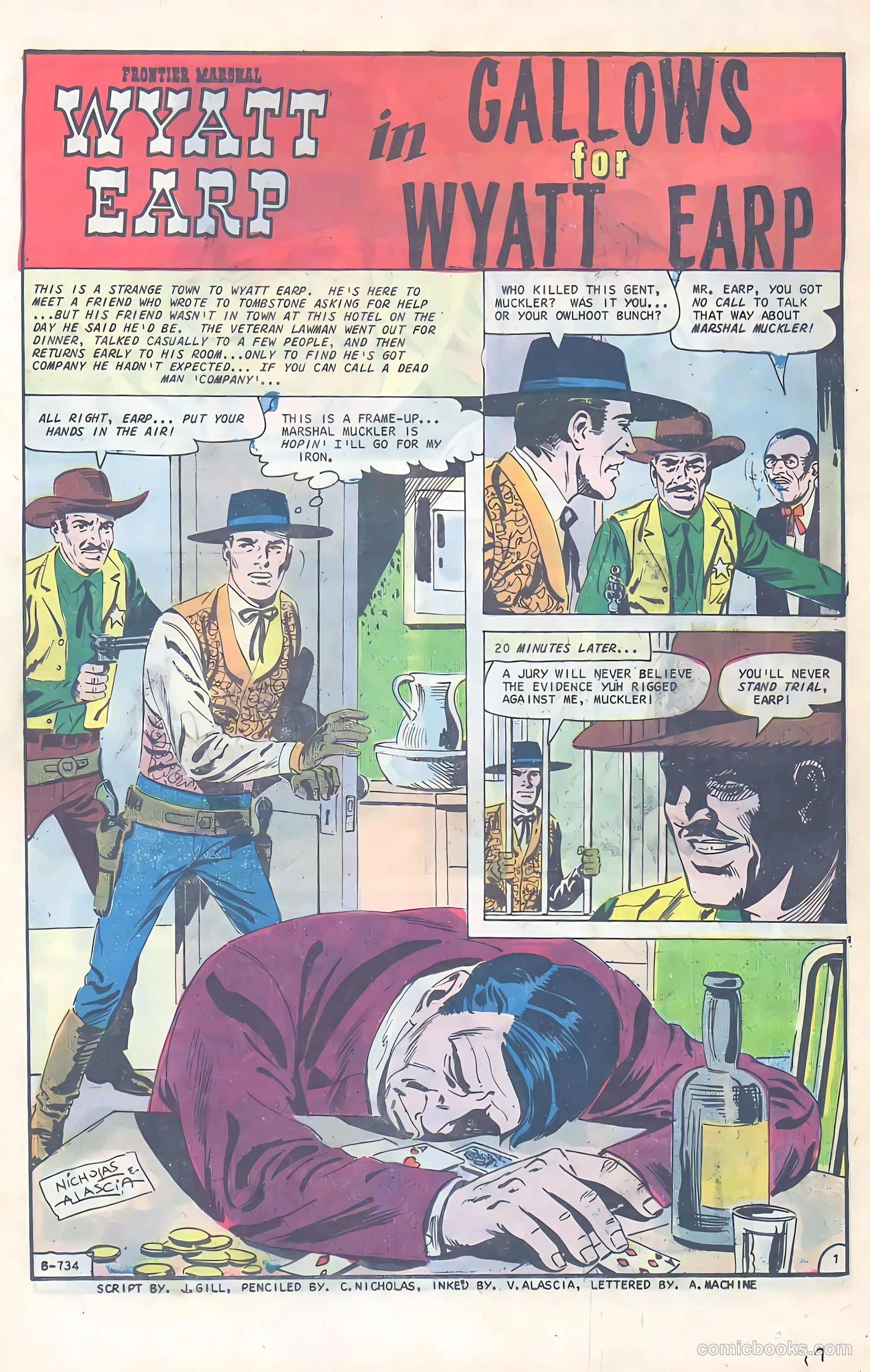 Wyatt Earp, Frontier Marshal #70 — page 17 of 36