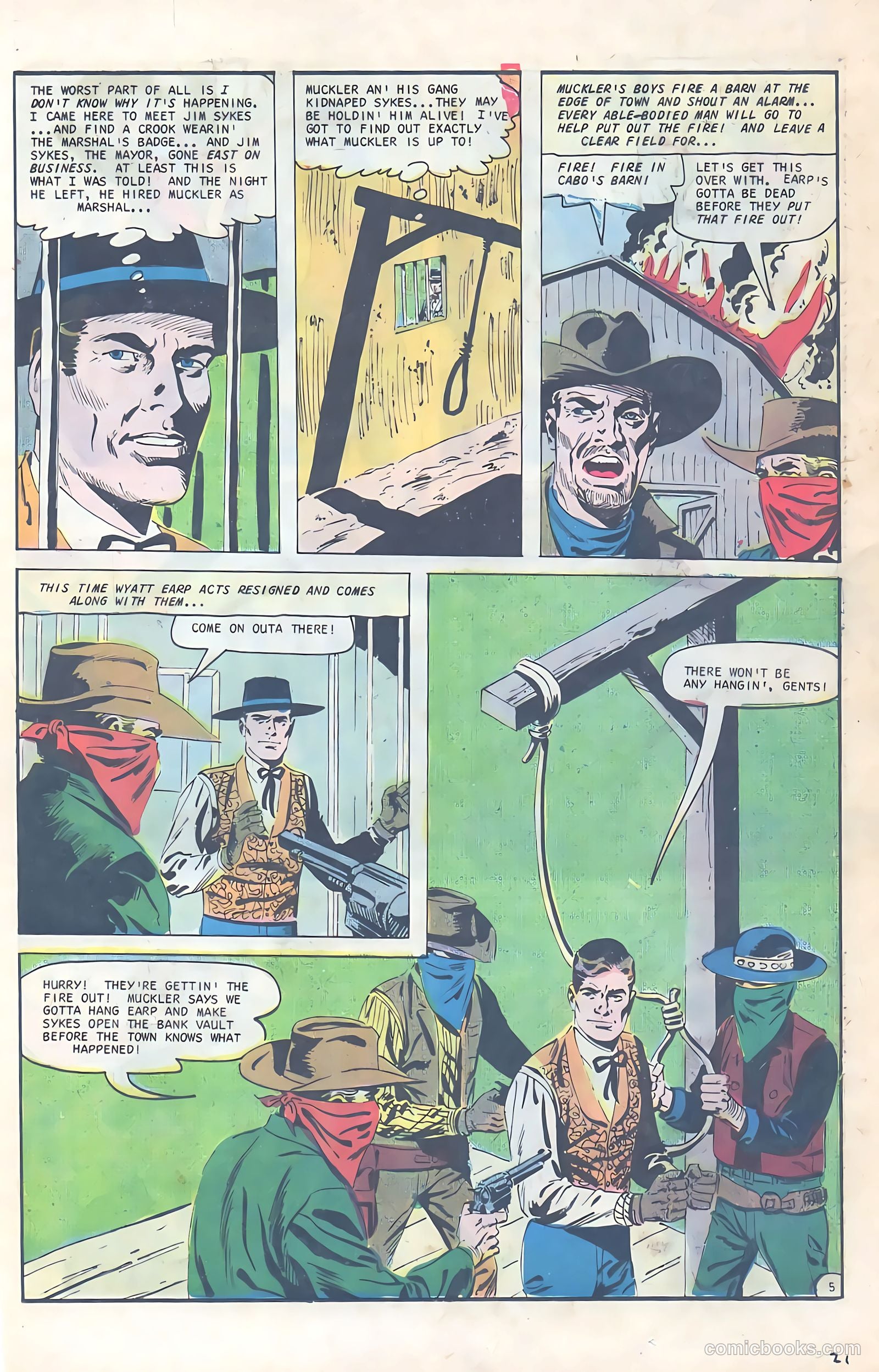 Wyatt Earp, Frontier Marshal #70 — page 21 of 36