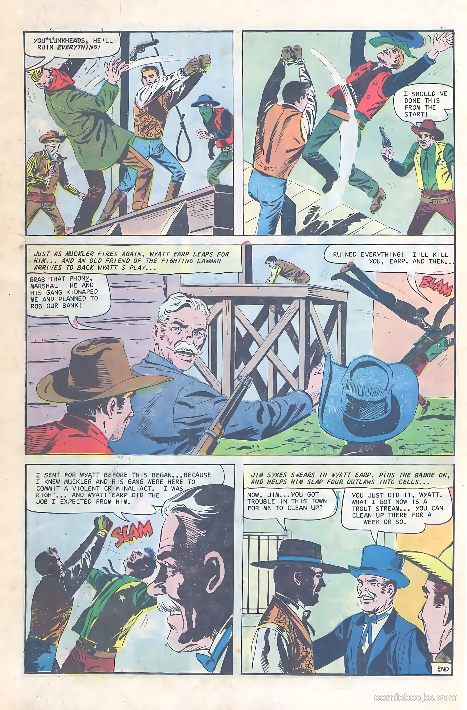 Wyatt Earp, Frontier Marshal #70 — page 22 of 36