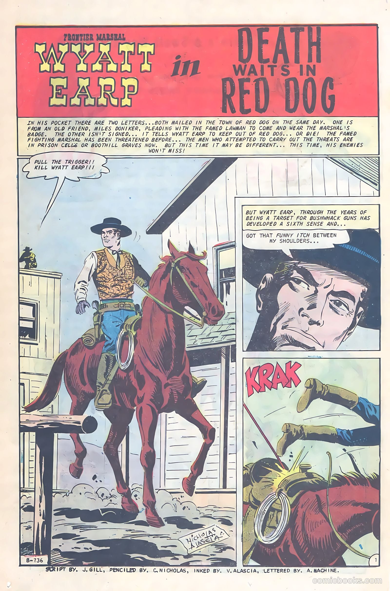 Wyatt Earp, Frontier Marshal #70 — page 24 of 36