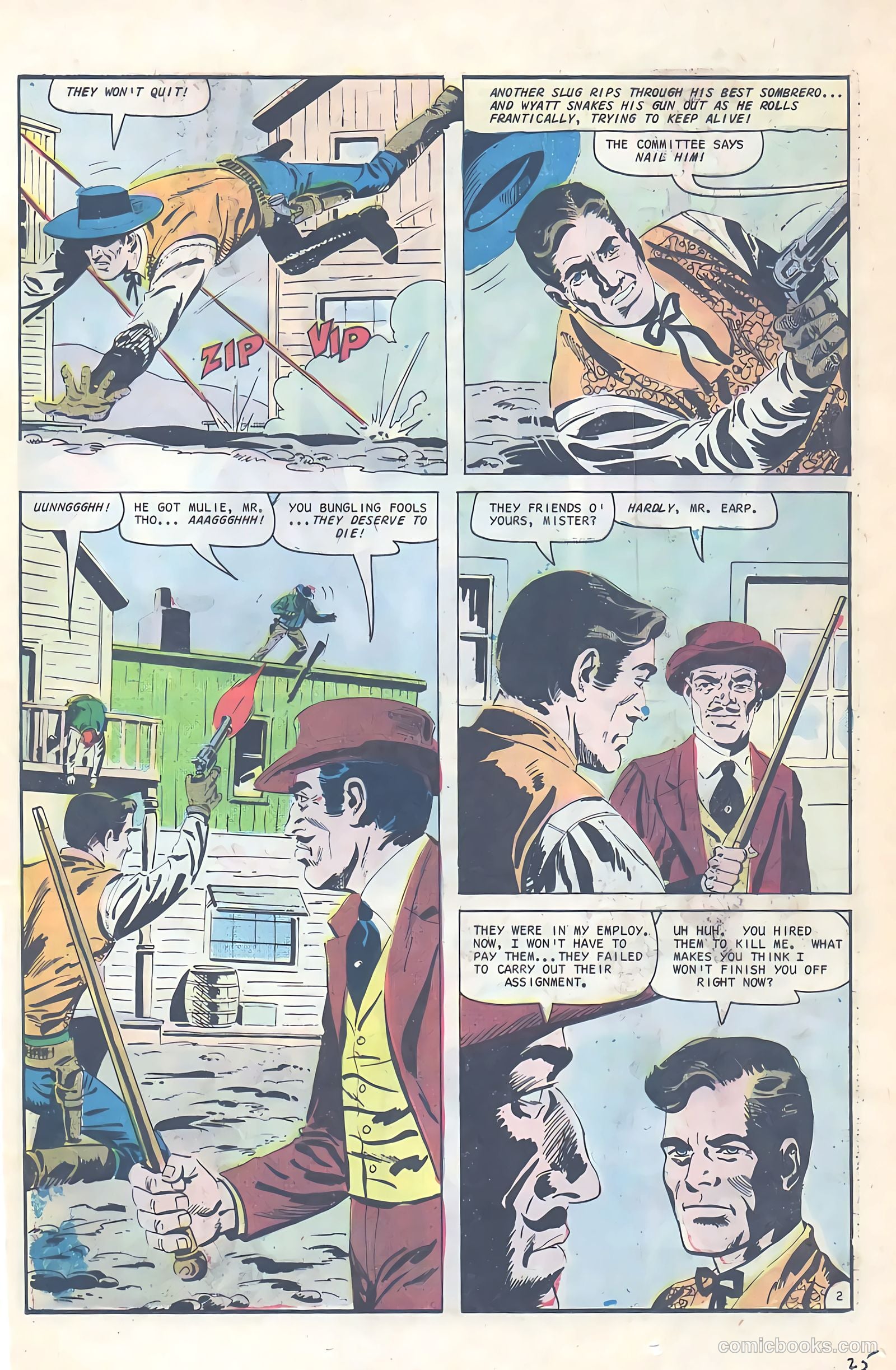 Wyatt Earp, Frontier Marshal #70 — page 25 of 36
