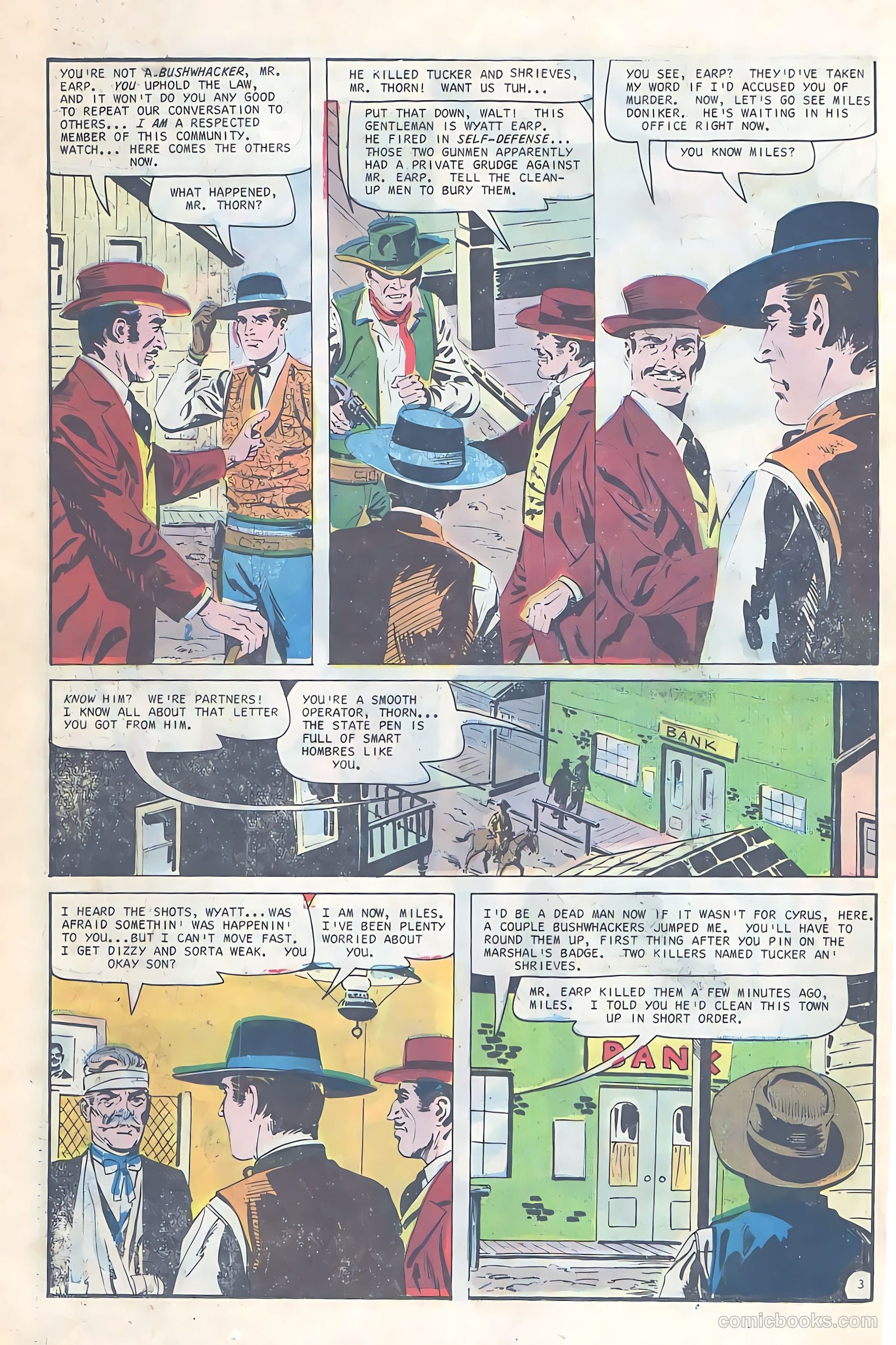 Wyatt Earp, Frontier Marshal #70 — page 26 of 36