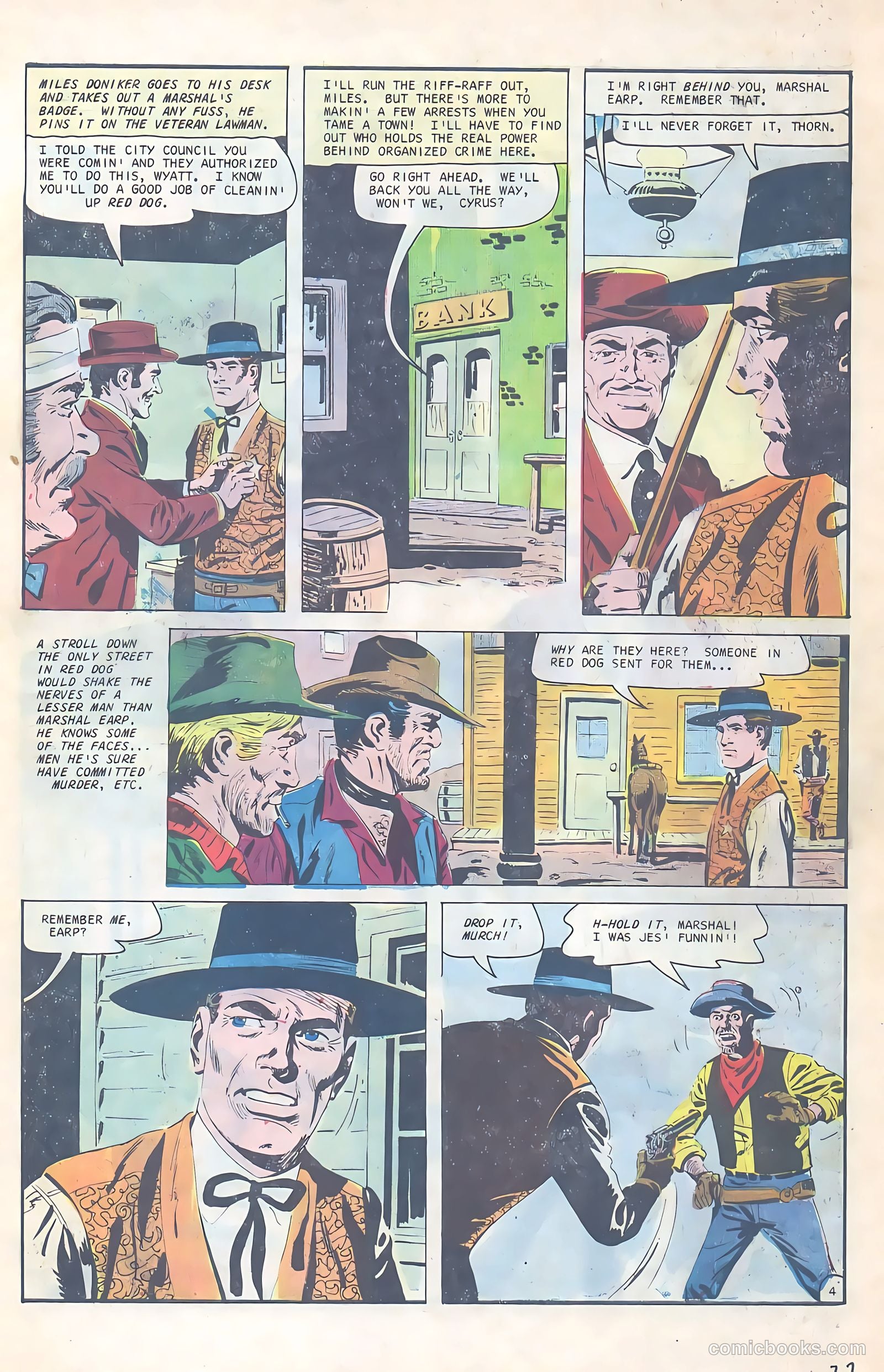 Wyatt Earp, Frontier Marshal #70 — page 27 of 36
