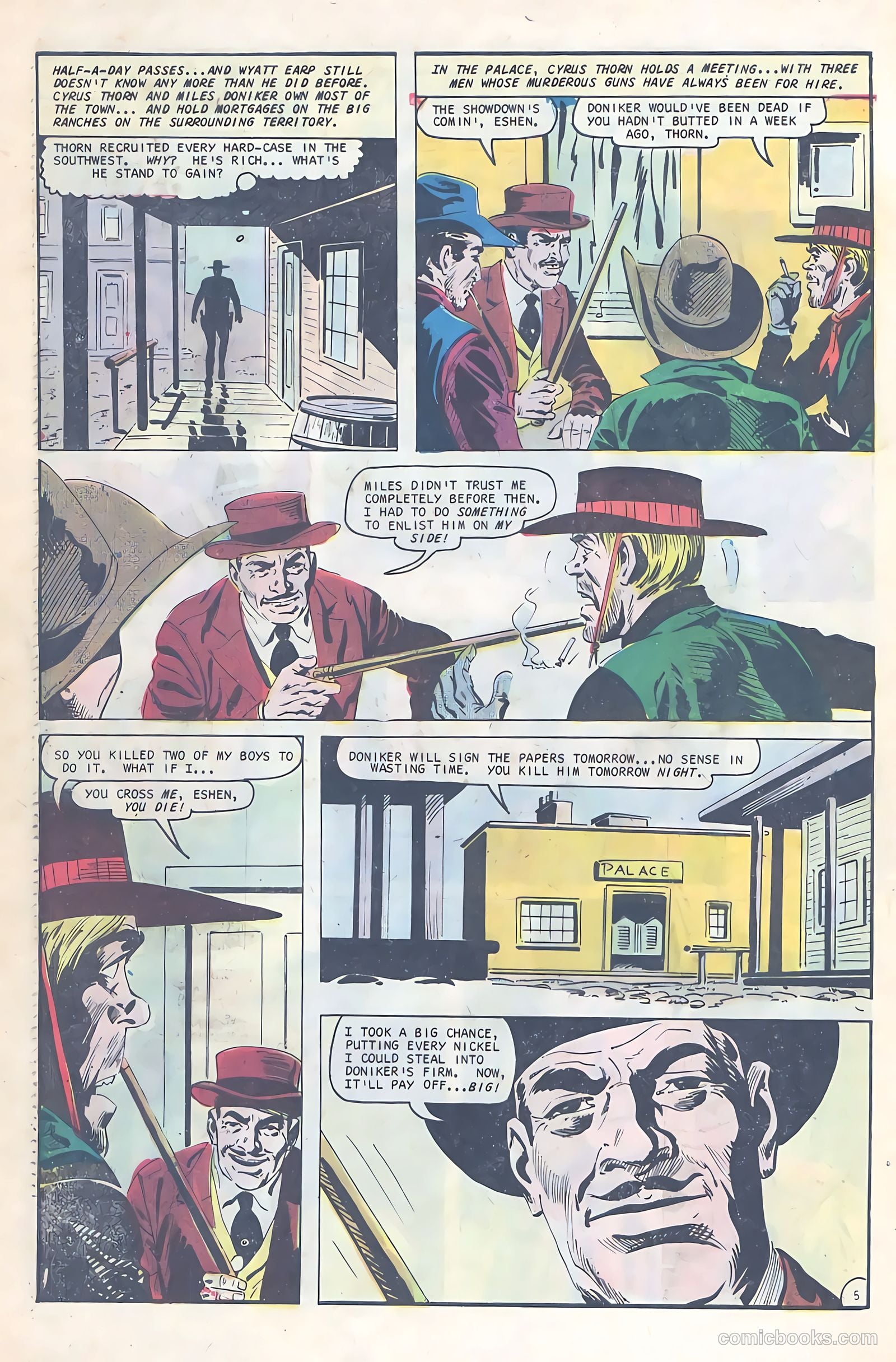 Wyatt Earp, Frontier Marshal #70 — page 28 of 36