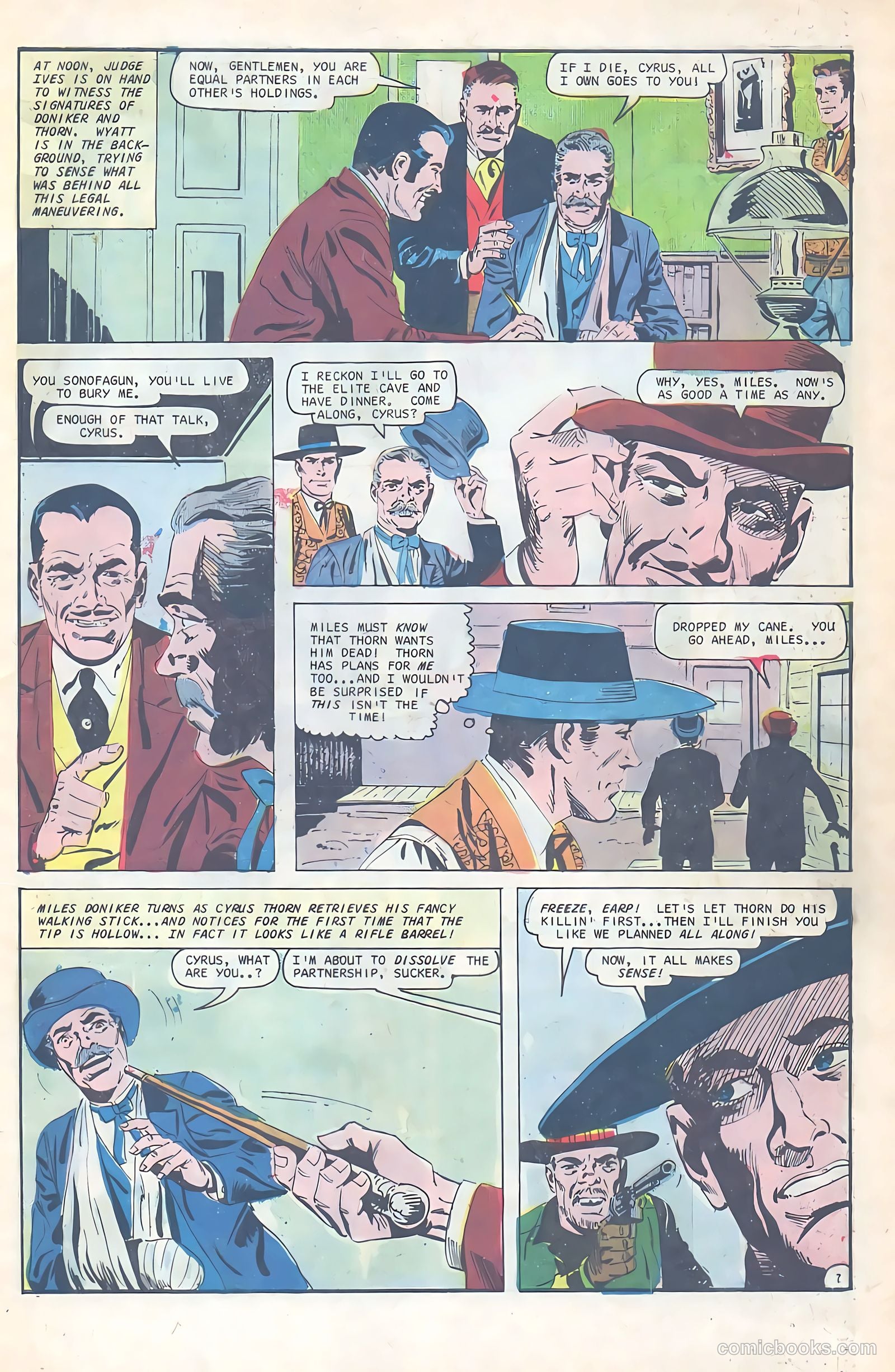 Wyatt Earp, Frontier Marshal #70 — page 31 of 36