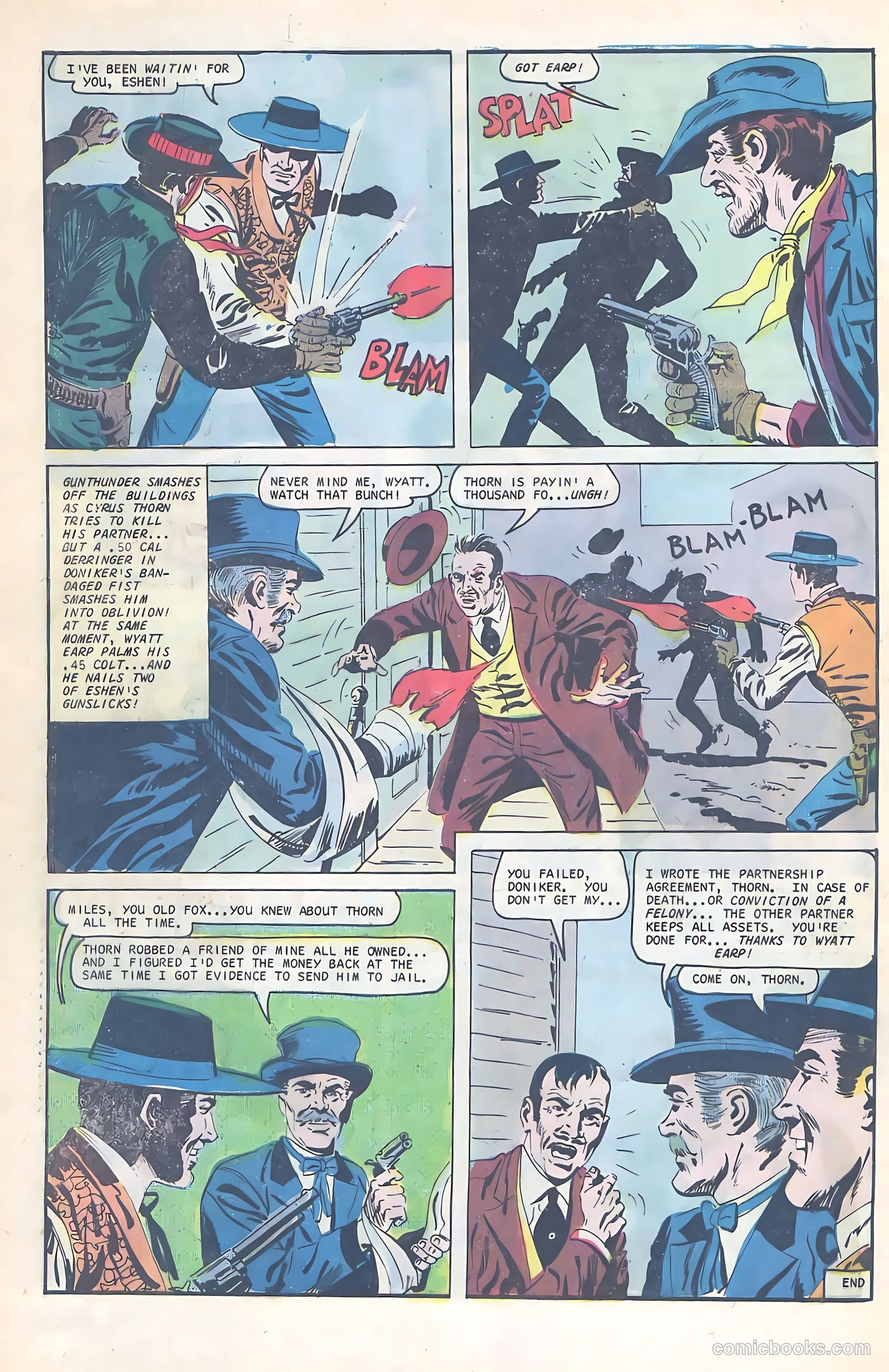 Wyatt Earp, Frontier Marshal #70 — page 32 of 36
