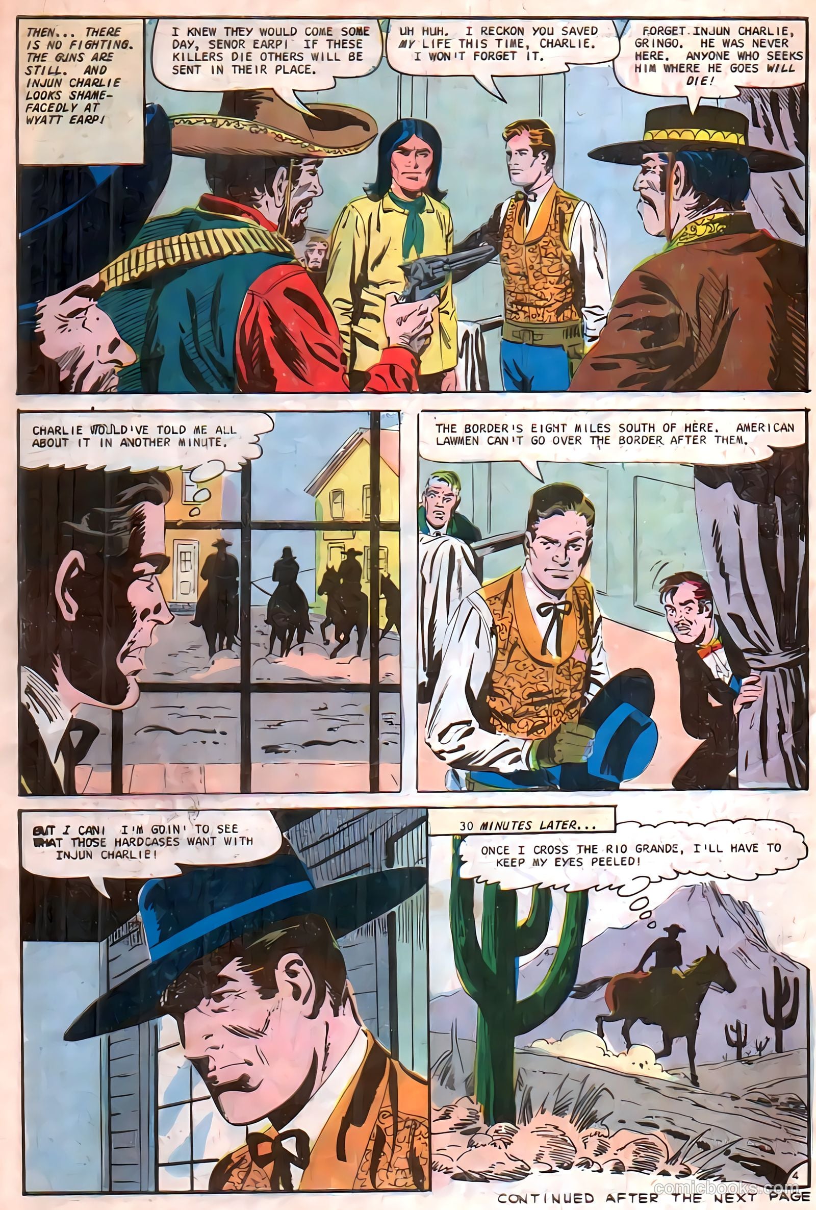 Wyatt Earp, Frontier Marshal #71 — page 6 of 36