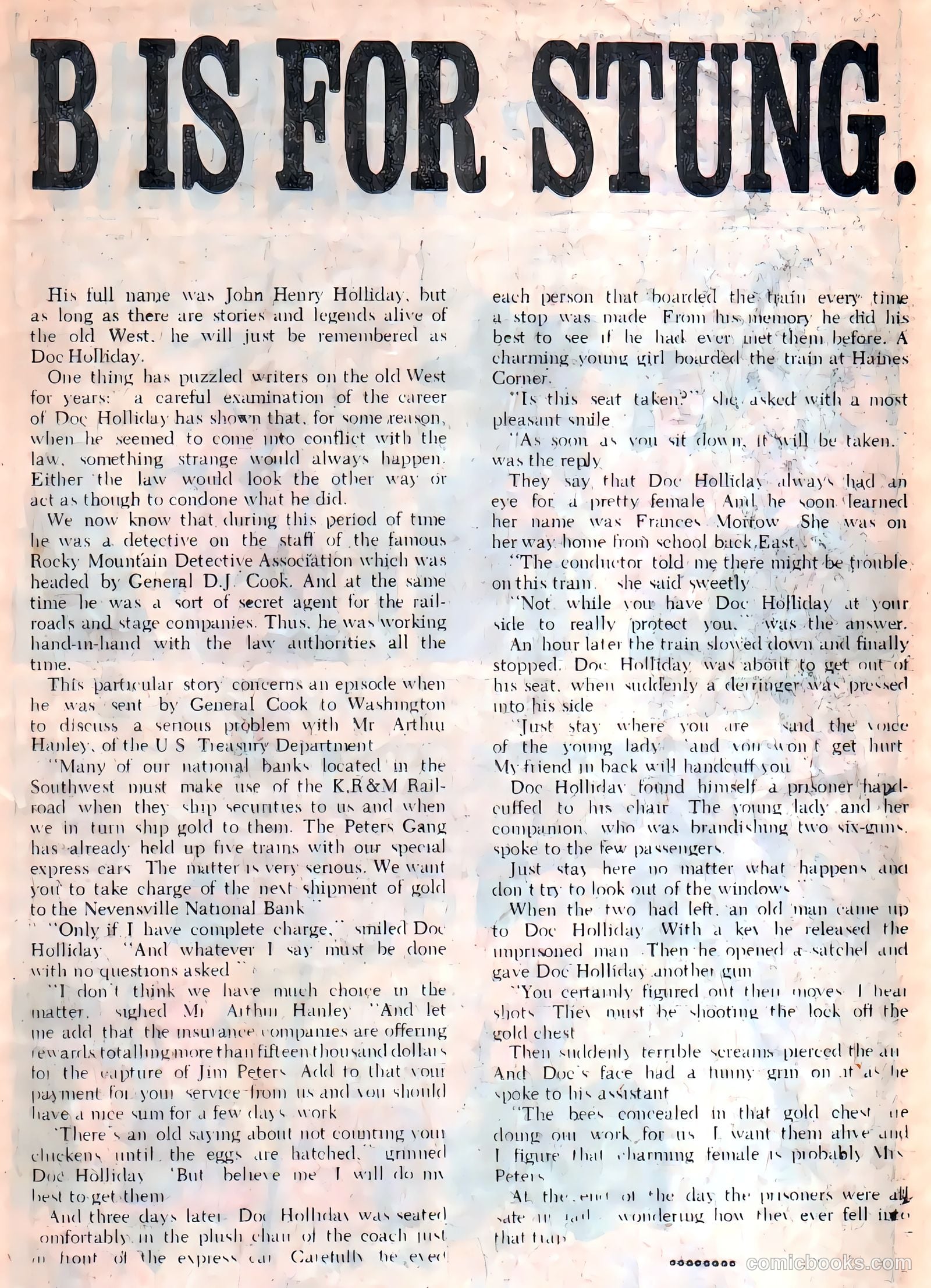 Wyatt Earp, Frontier Marshal #71 — page 19 of 36