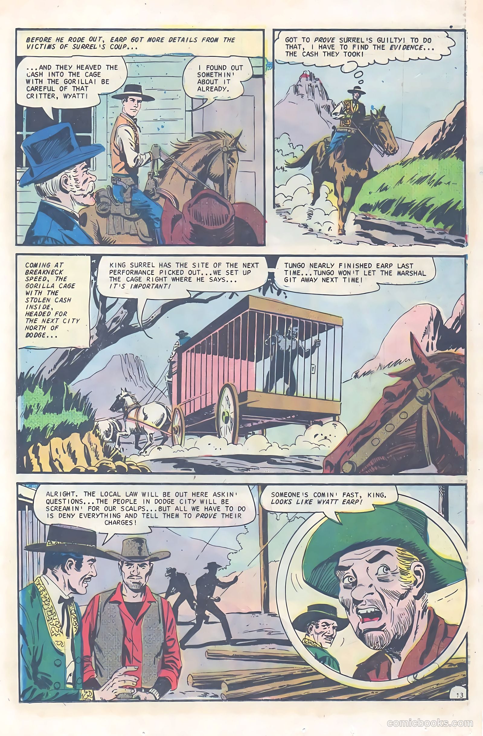 Wyatt Earp, Frontier Marshal #72 — page 17 of 36
