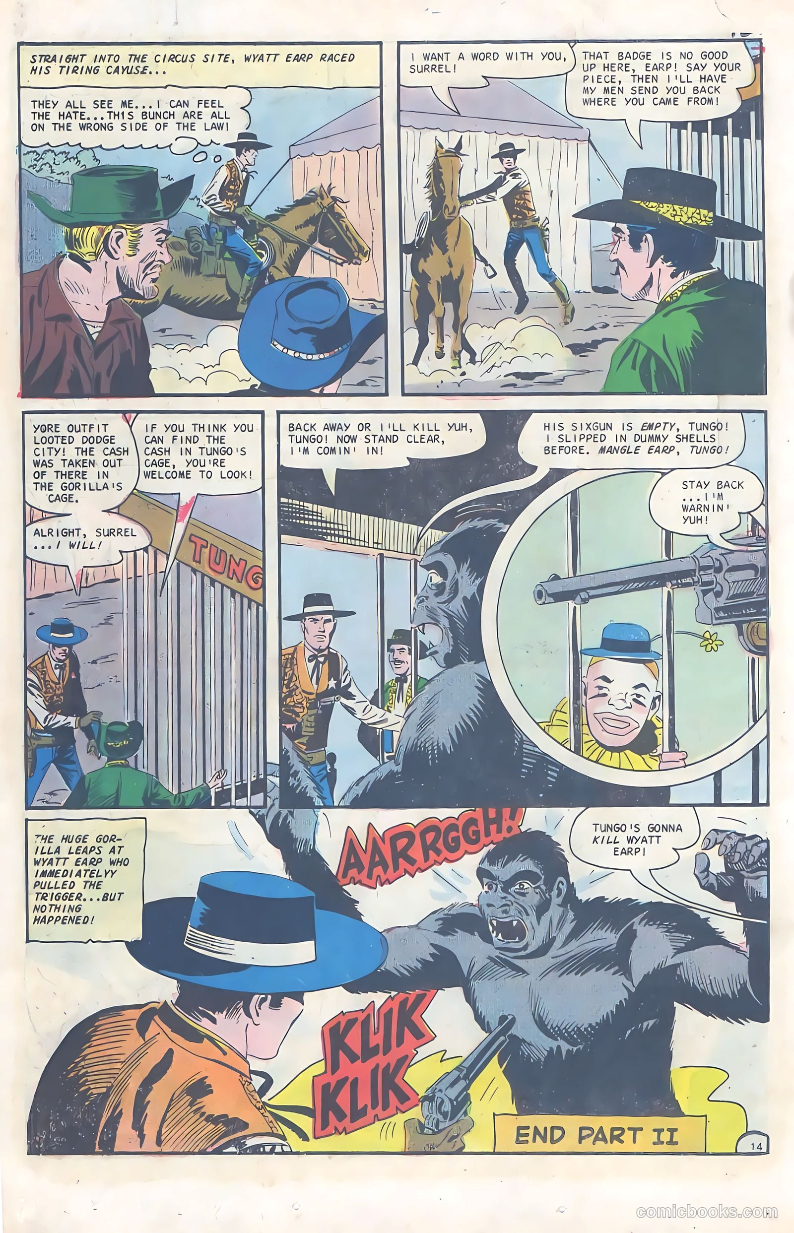Wyatt Earp, Frontier Marshal #72 — page 18 of 36