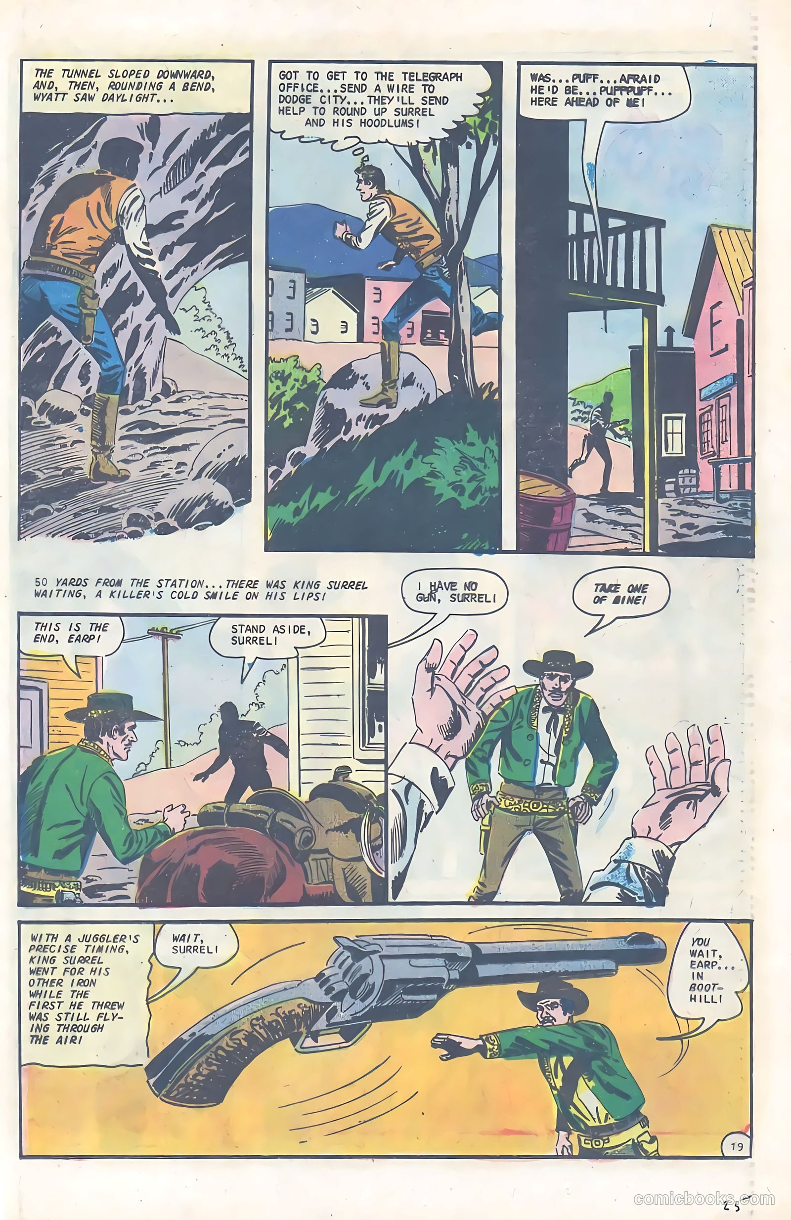 Wyatt Earp, Frontier Marshal #72 — page 25 of 36