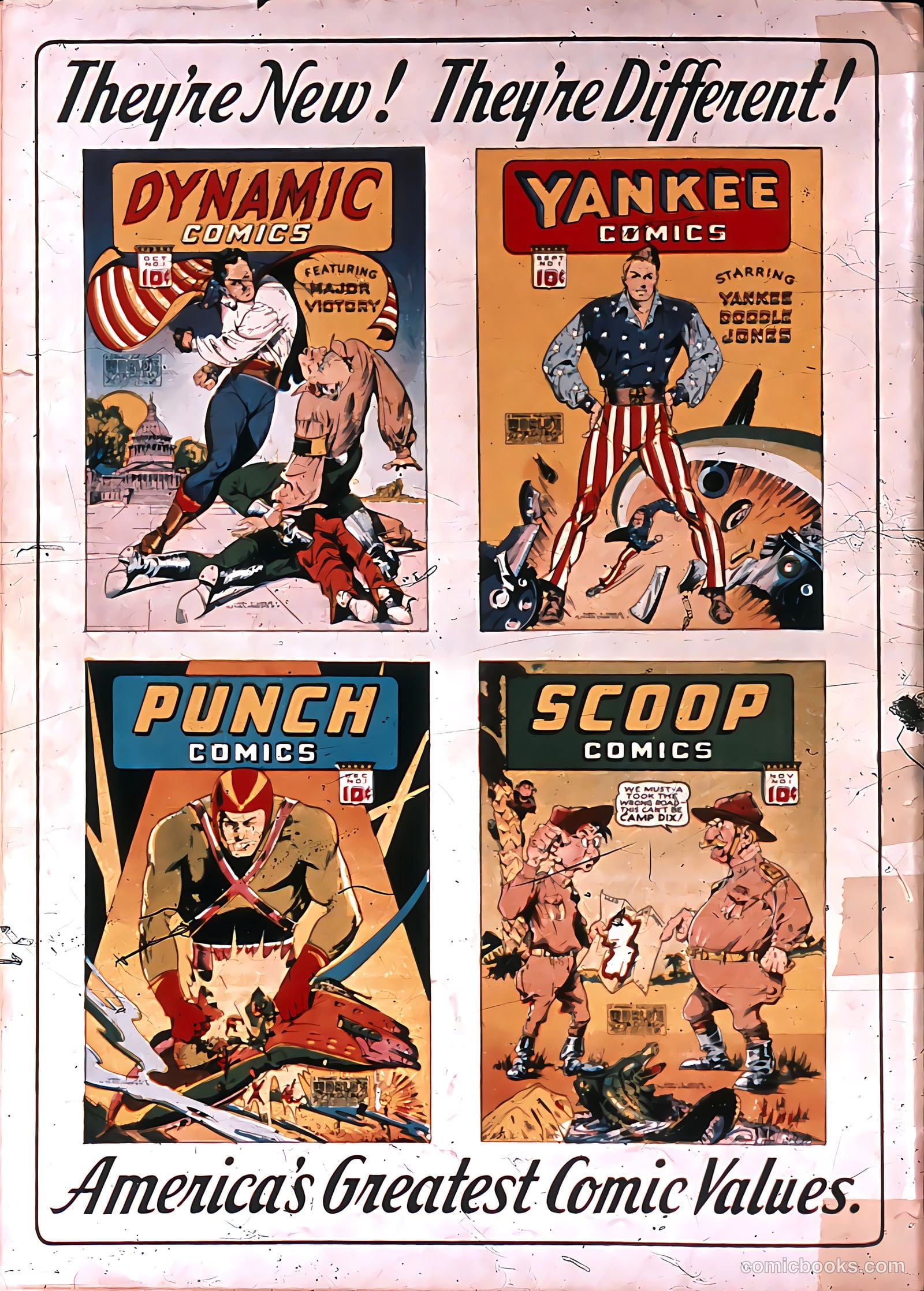 Yankee Comics #1 — page 68 of 68