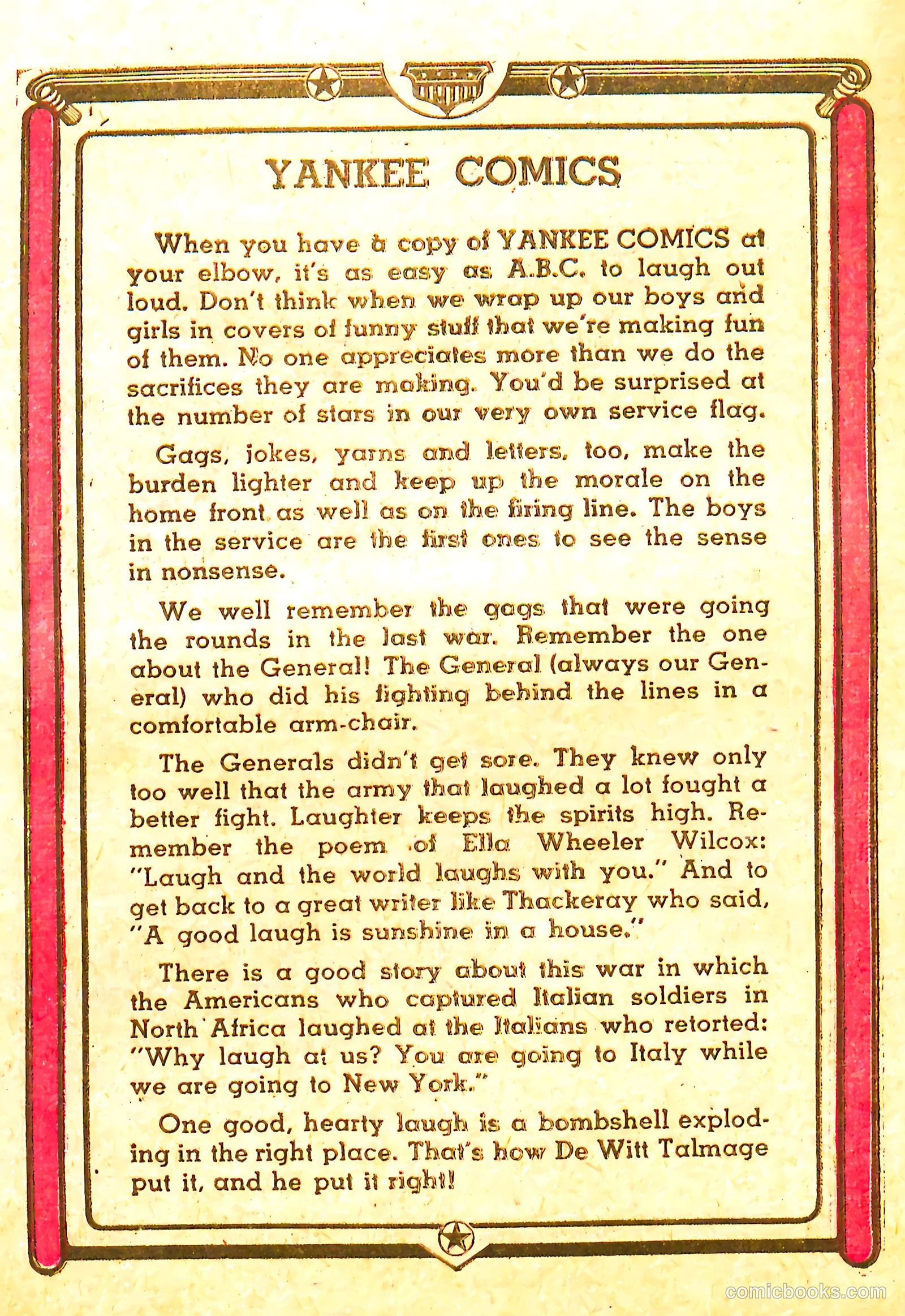 Yankee Comics #4 — page 3 of 67