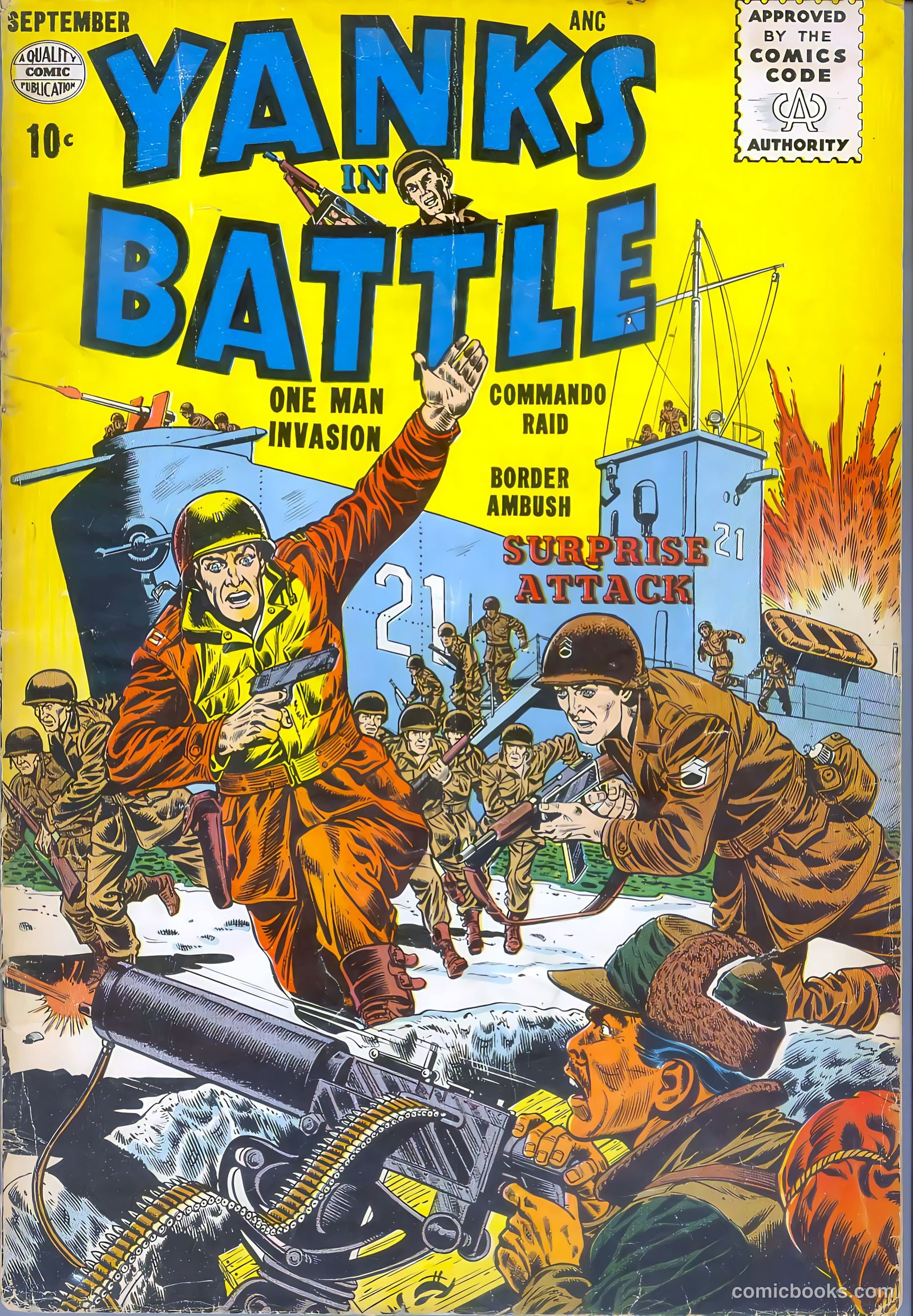 Yanks in Battle #1 — page 1 of 36