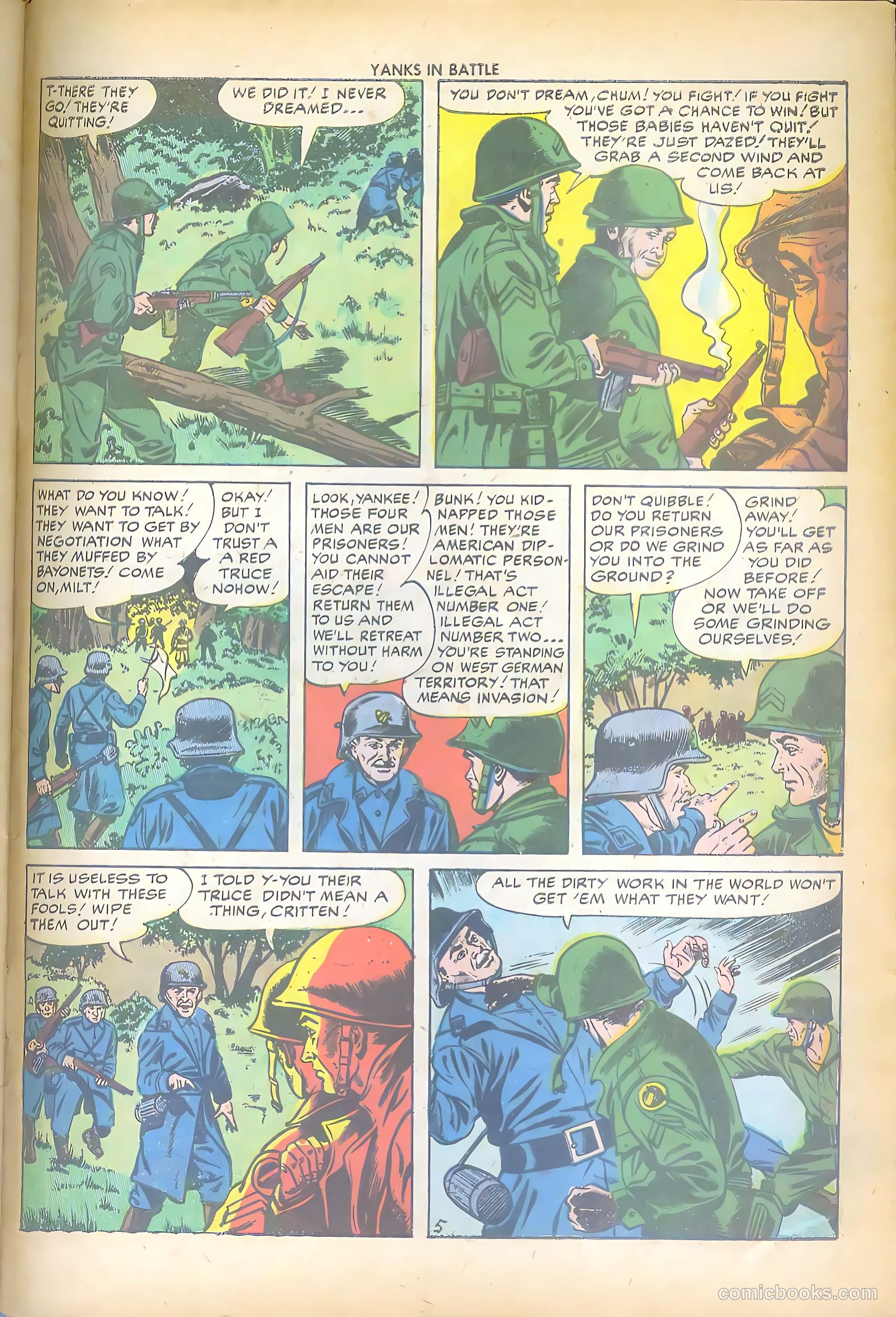 Yanks in Battle #1 — page 31 of 36