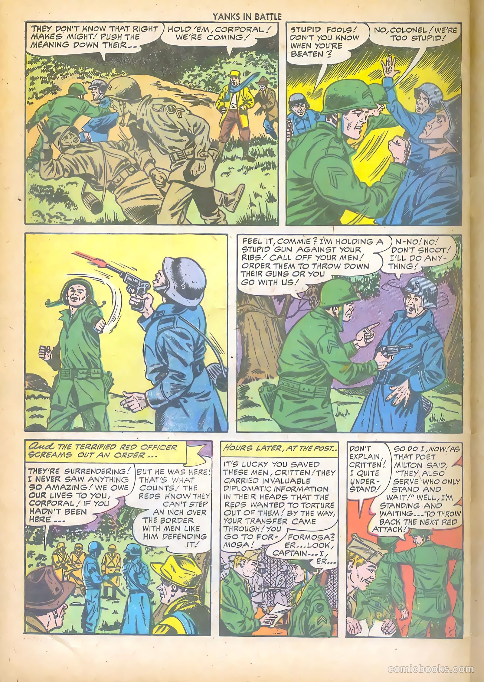 Yanks in Battle #1 — page 32 of 36
