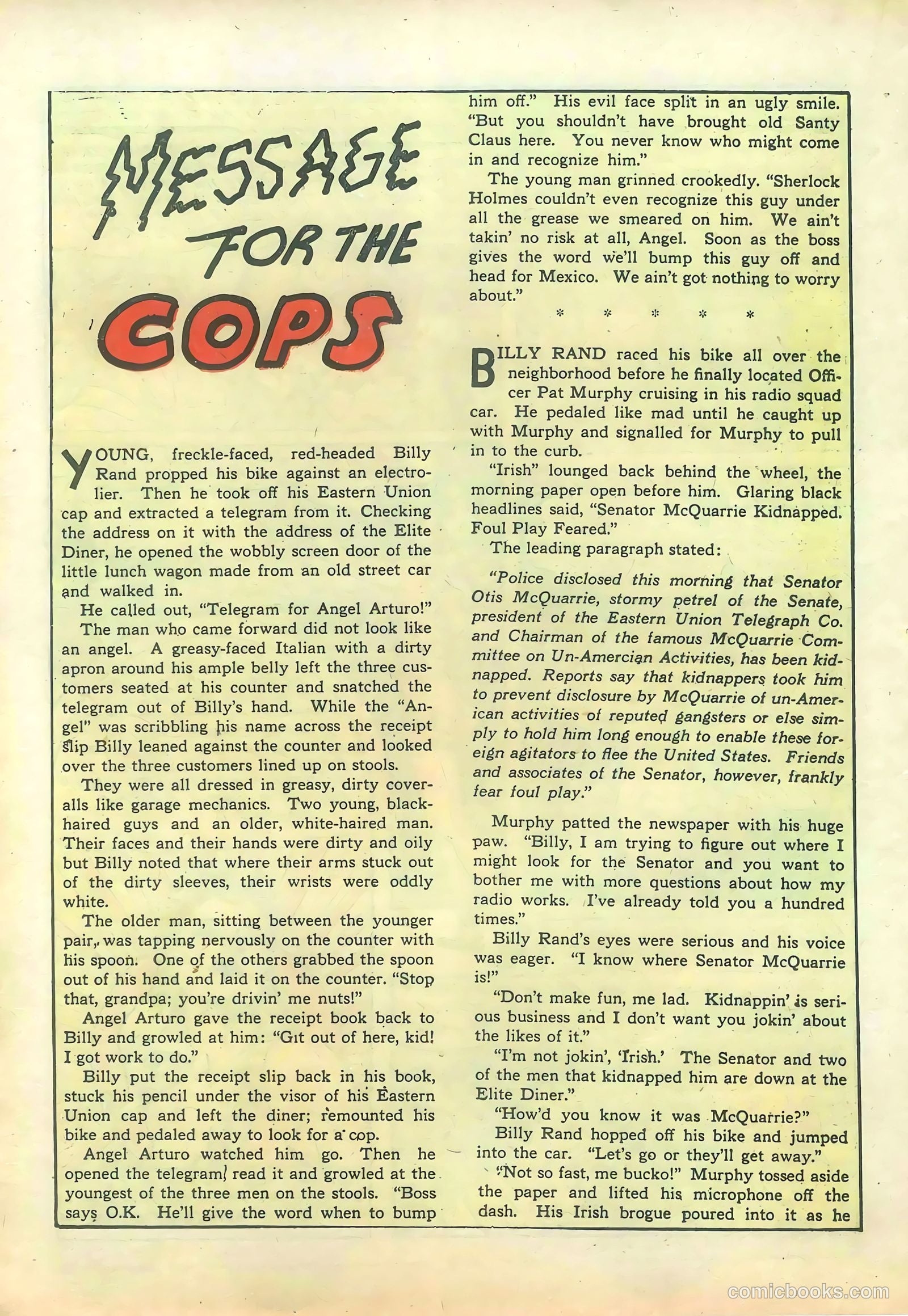 Yellowjacket Comics #1 — page 20 of 52