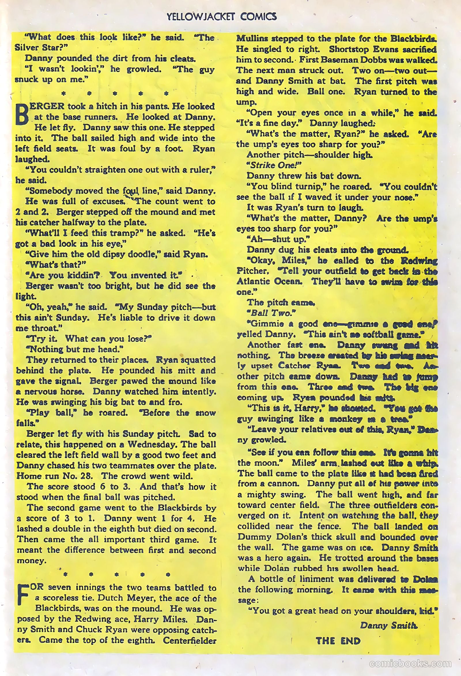 Yellowjacket Comics #10 — page 37 of 52