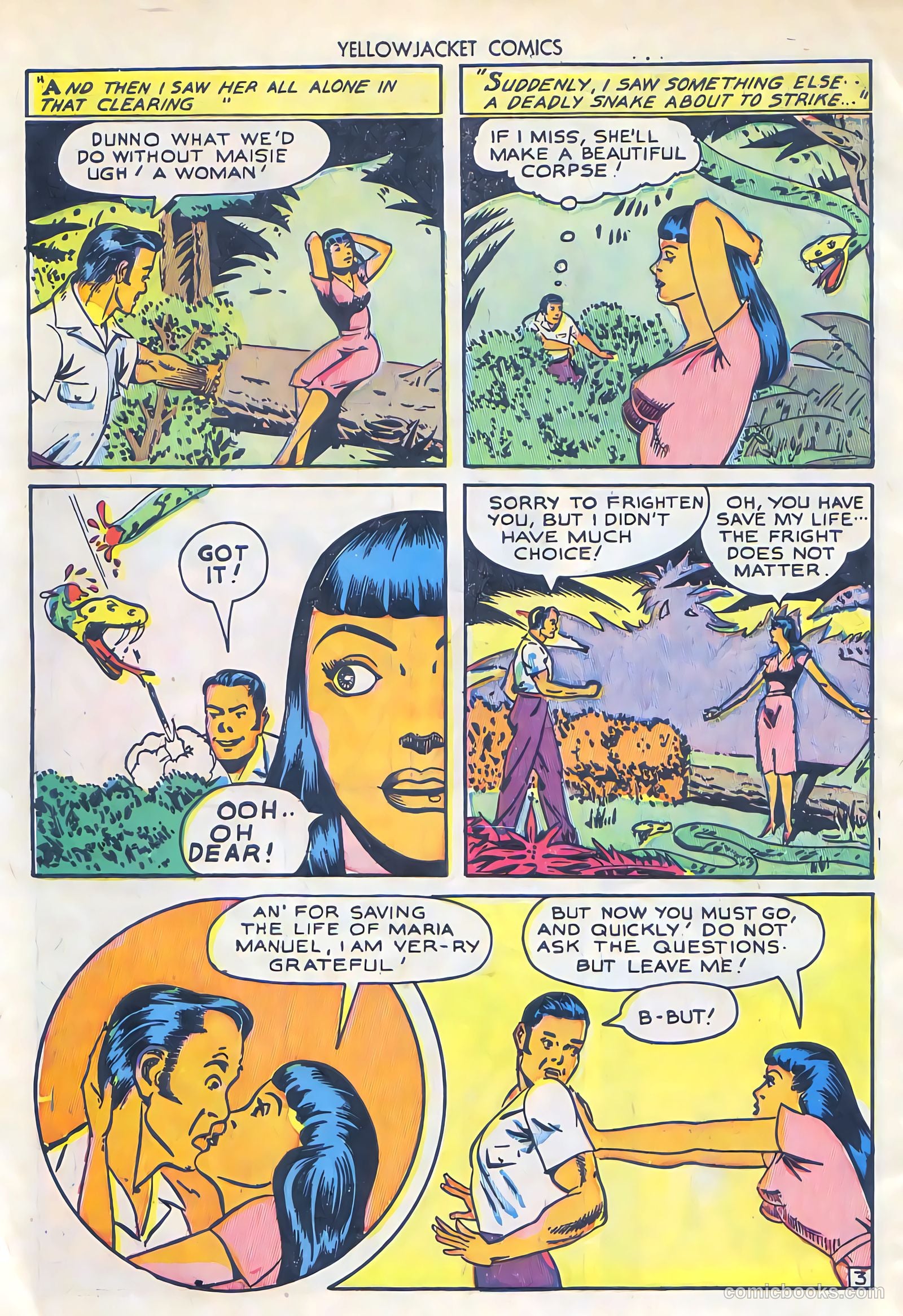 Yellowjacket Comics #10 — page 46 of 52