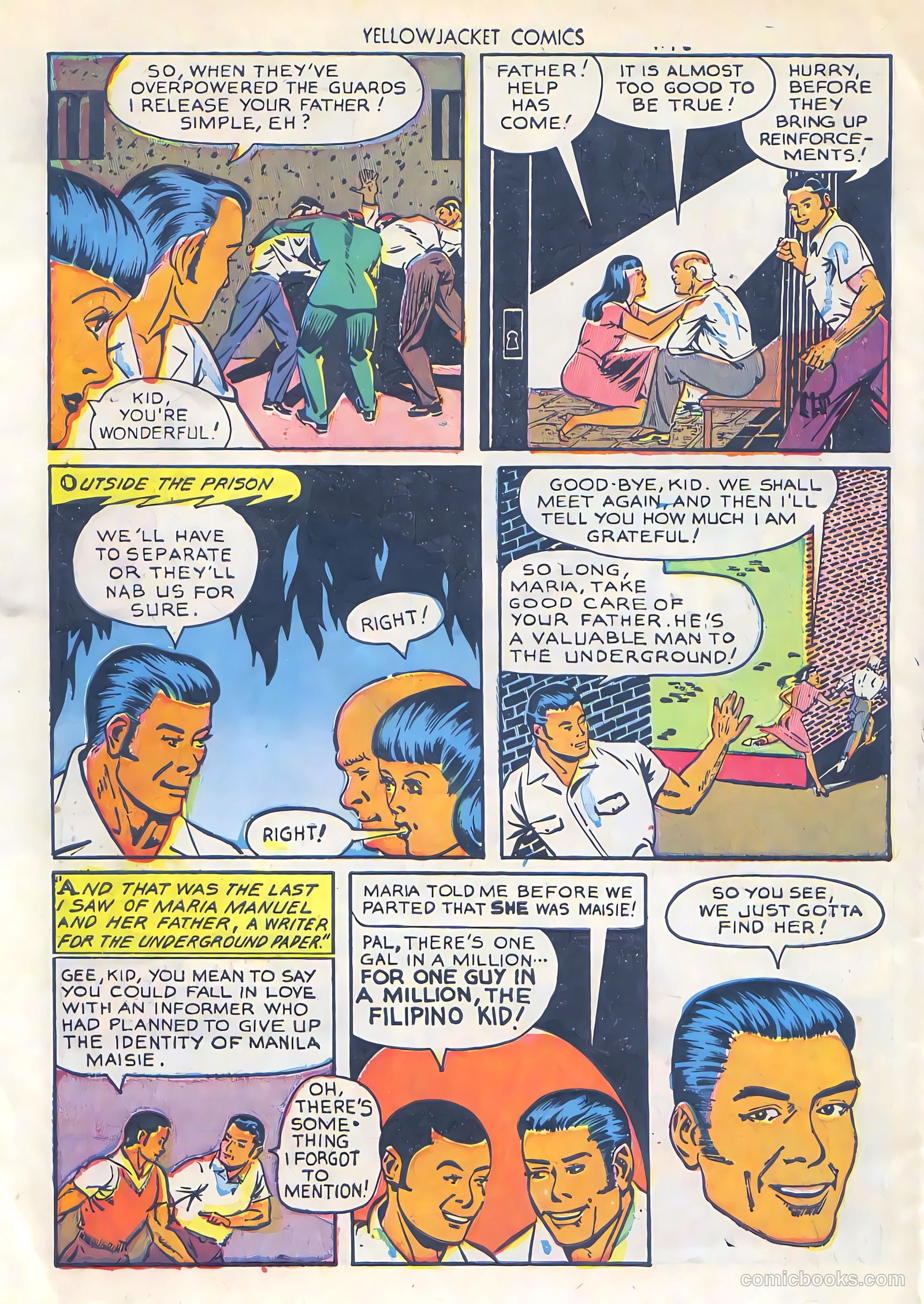 Yellowjacket Comics #10 — page 50 of 52