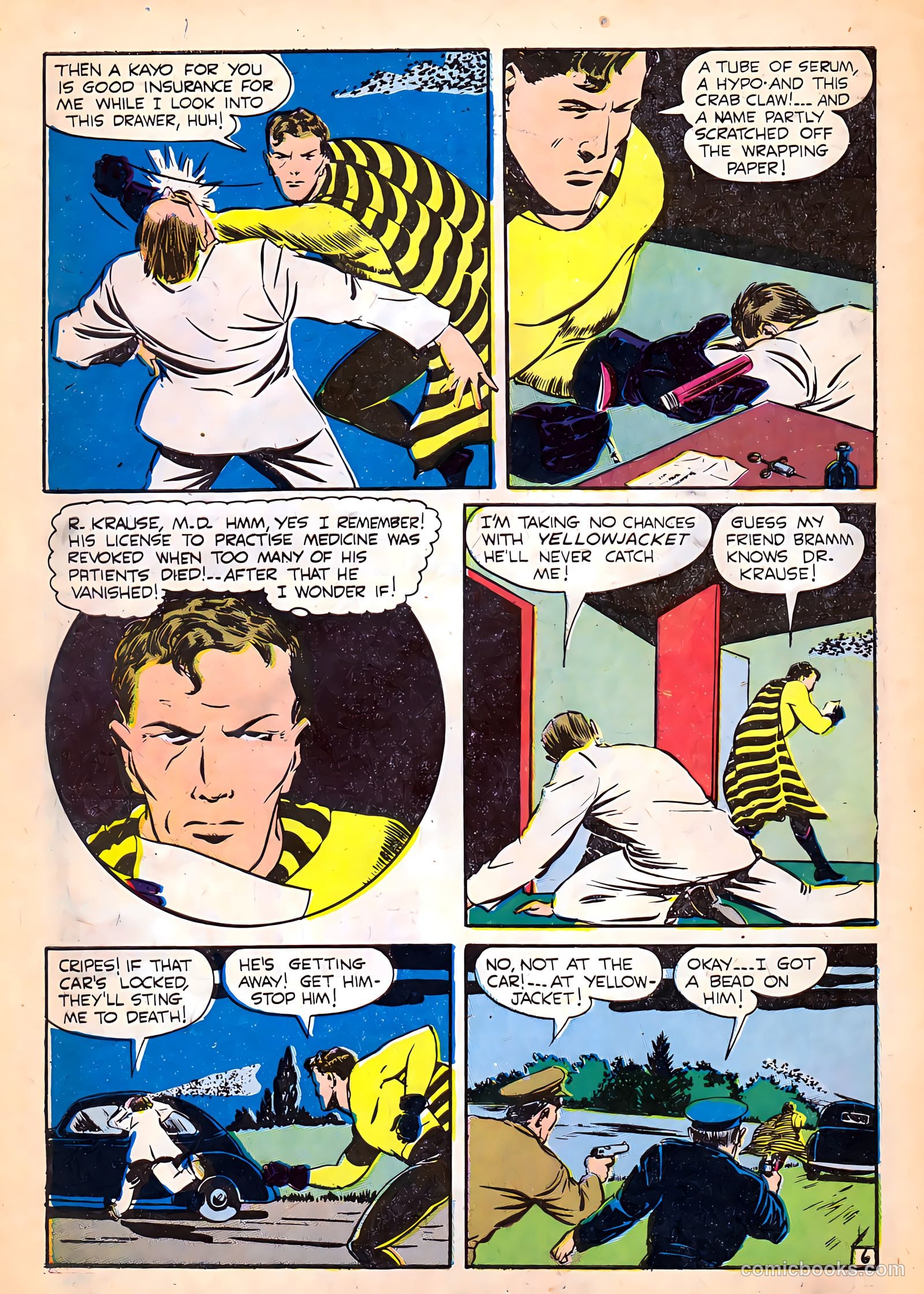 Yellowjacket Comics #3 — page 8 of 53