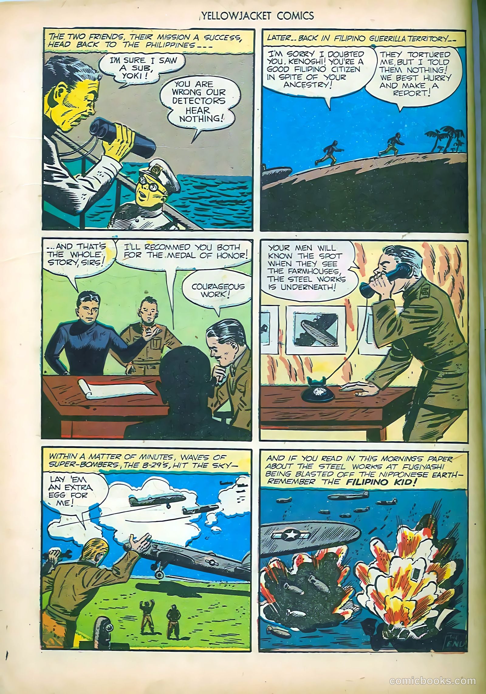 Yellowjacket Comics #5 — page 50 of 52