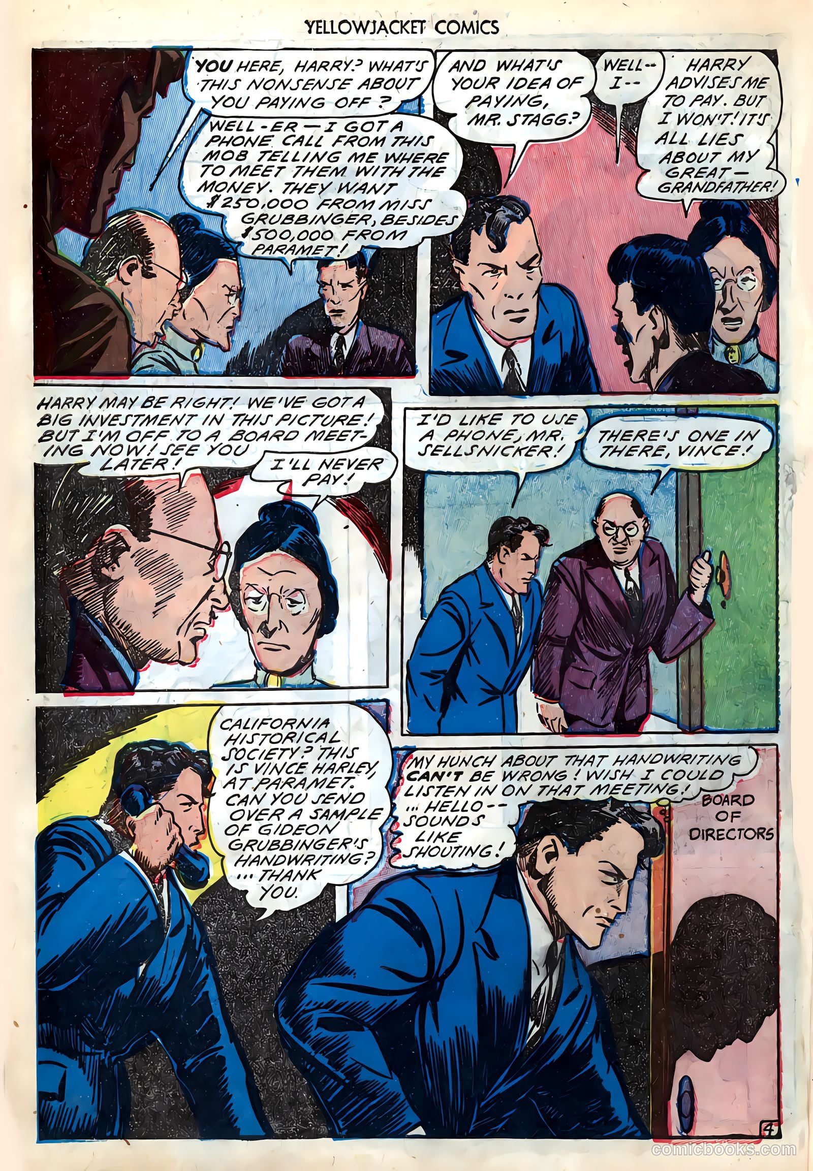 Yellowjacket Comics #6 — page 6 of 52
