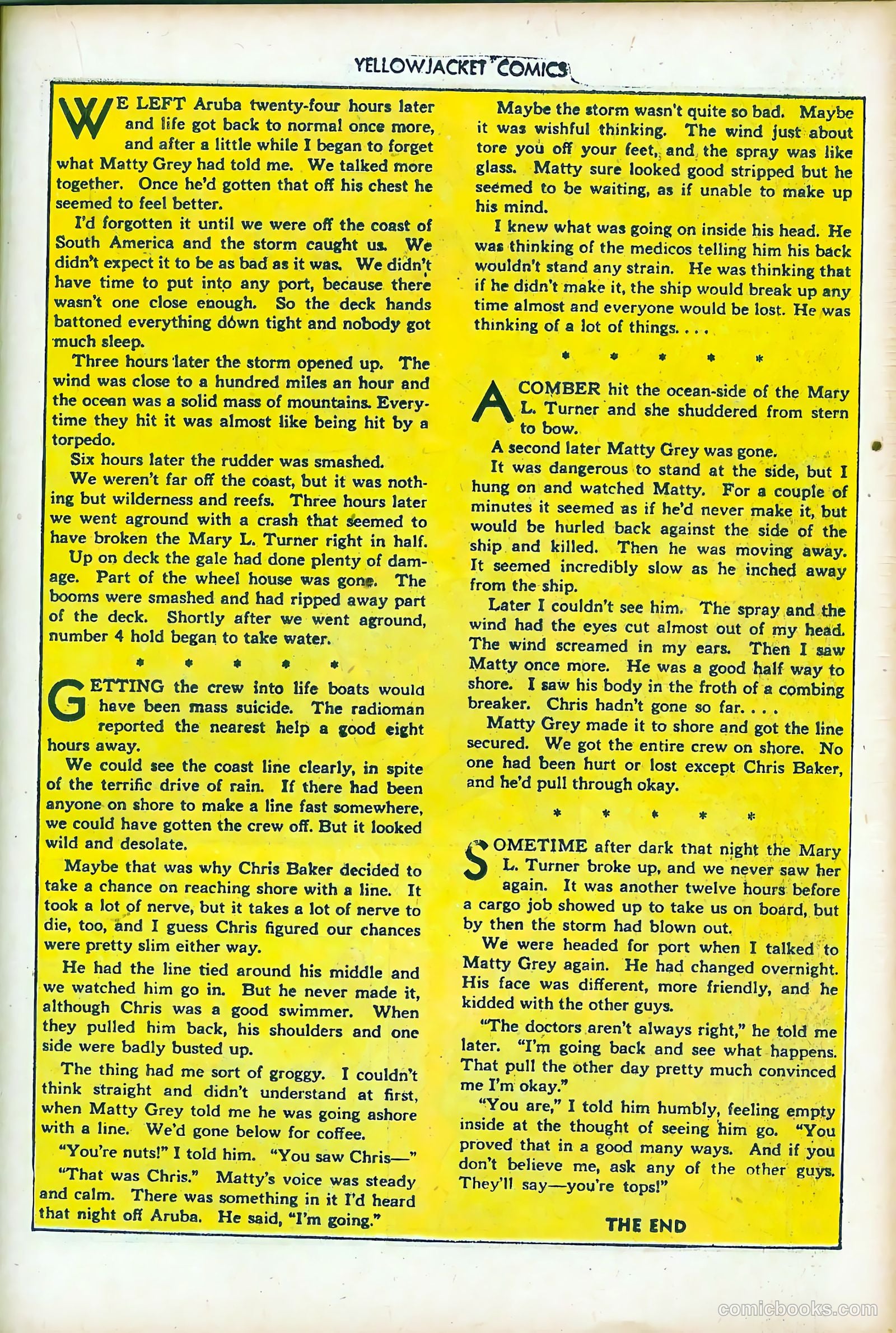 Yellowjacket Comics #7 — page 29 of 52
