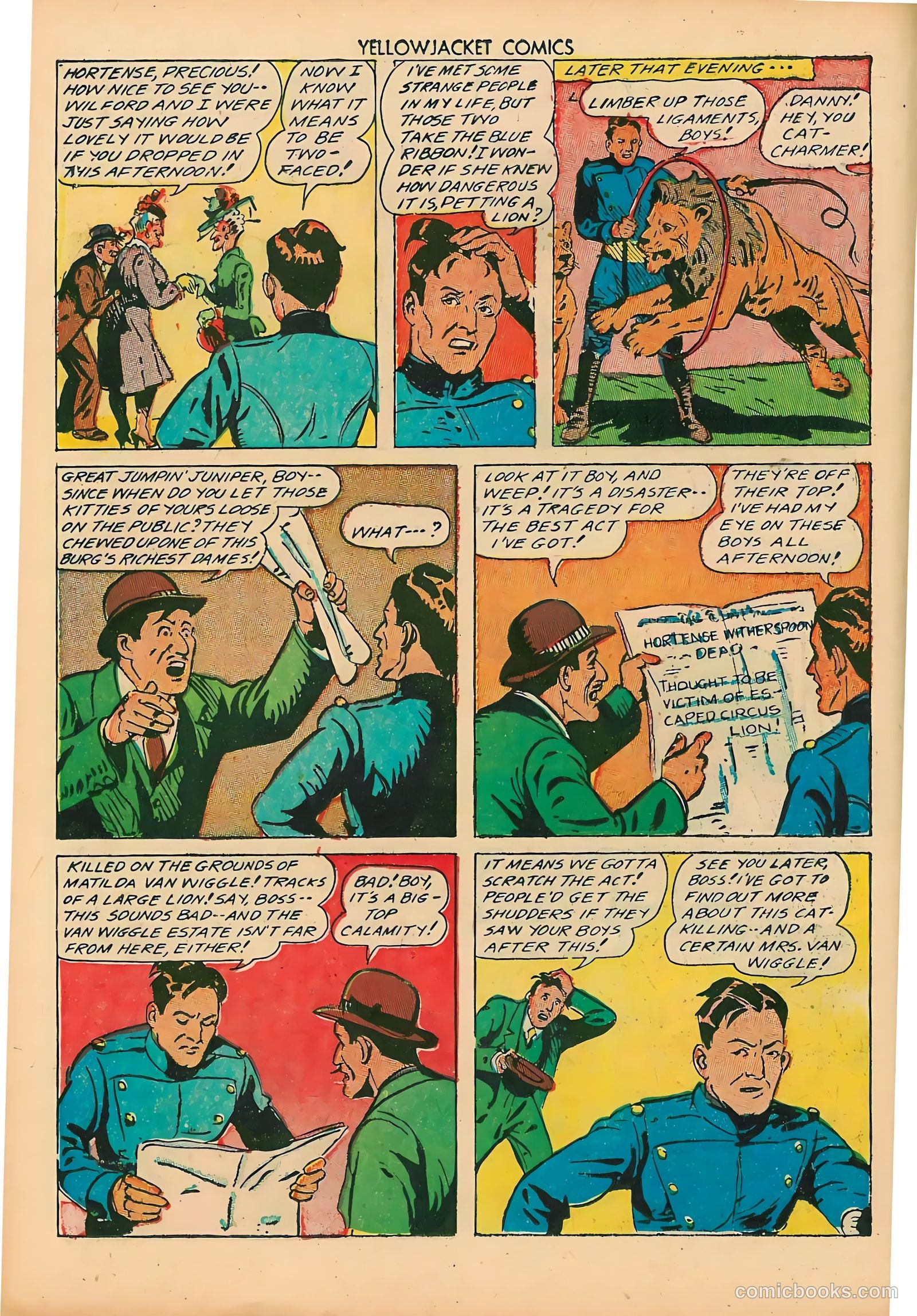 Yellowjacket Comics #7 — page 32 of 52