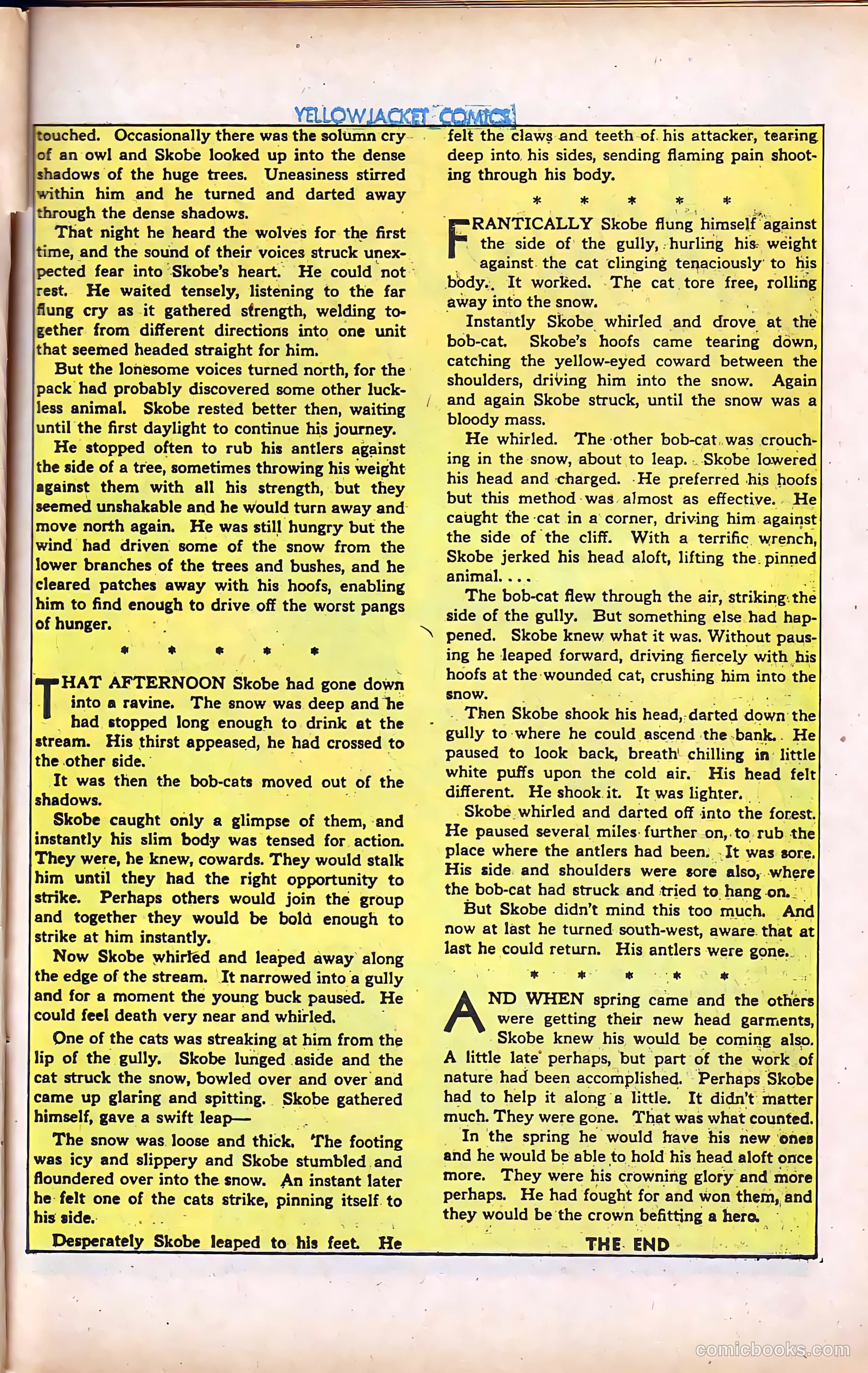Yellowjacket Comics #8 — page 38 of 53