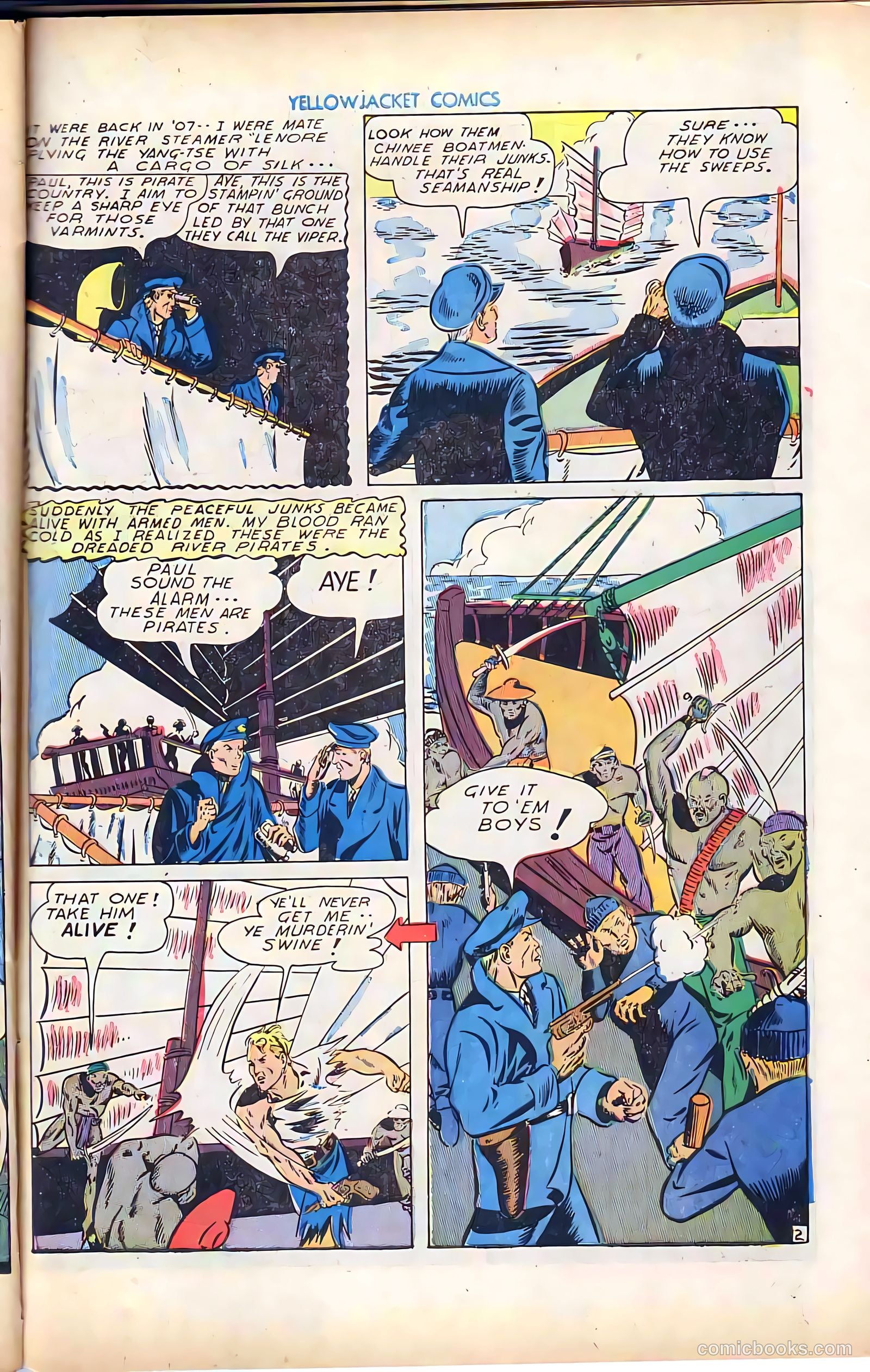 Yellowjacket Comics #8 — page 40 of 53
