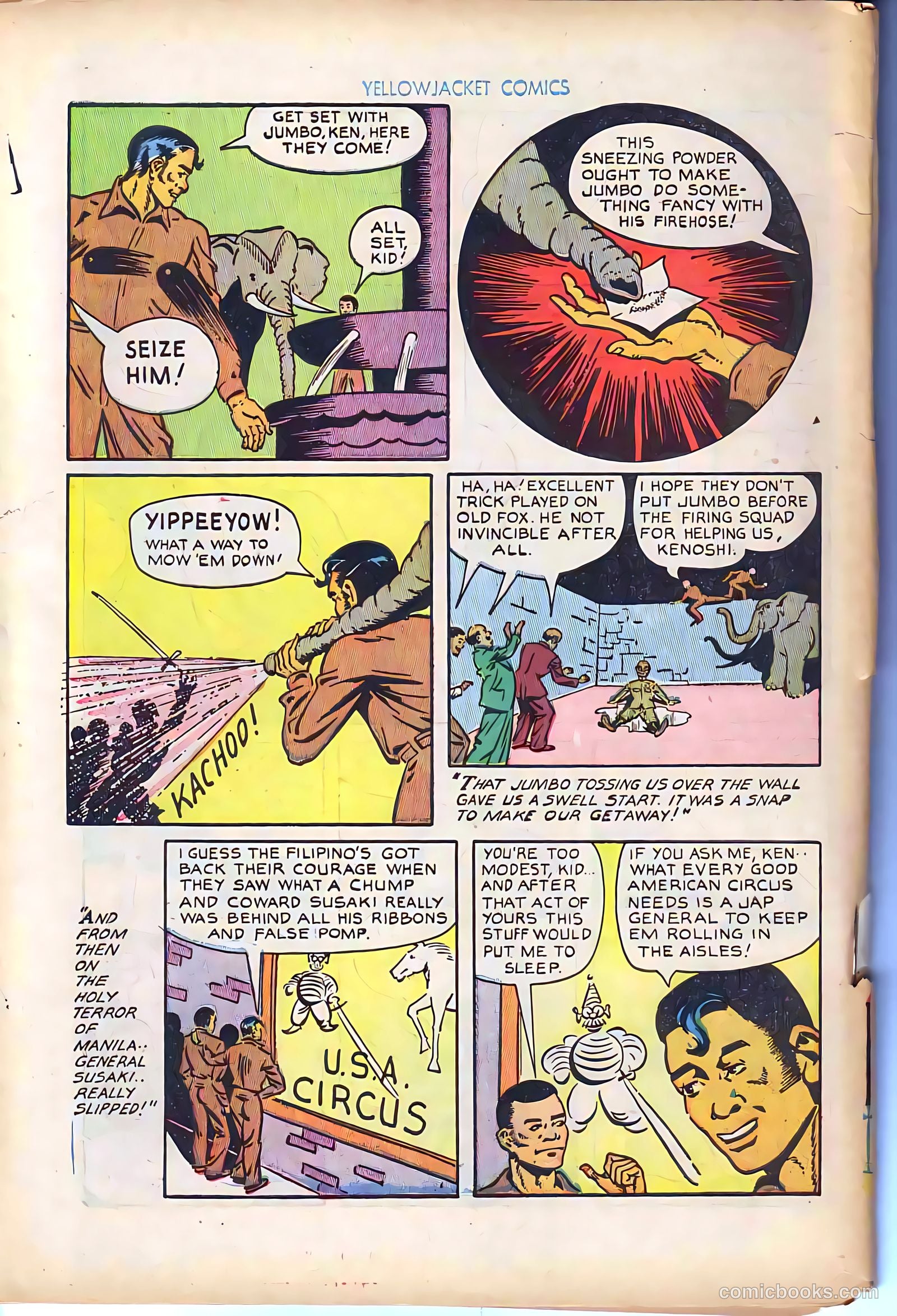 Yellowjacket Comics #8 — page 51 of 53