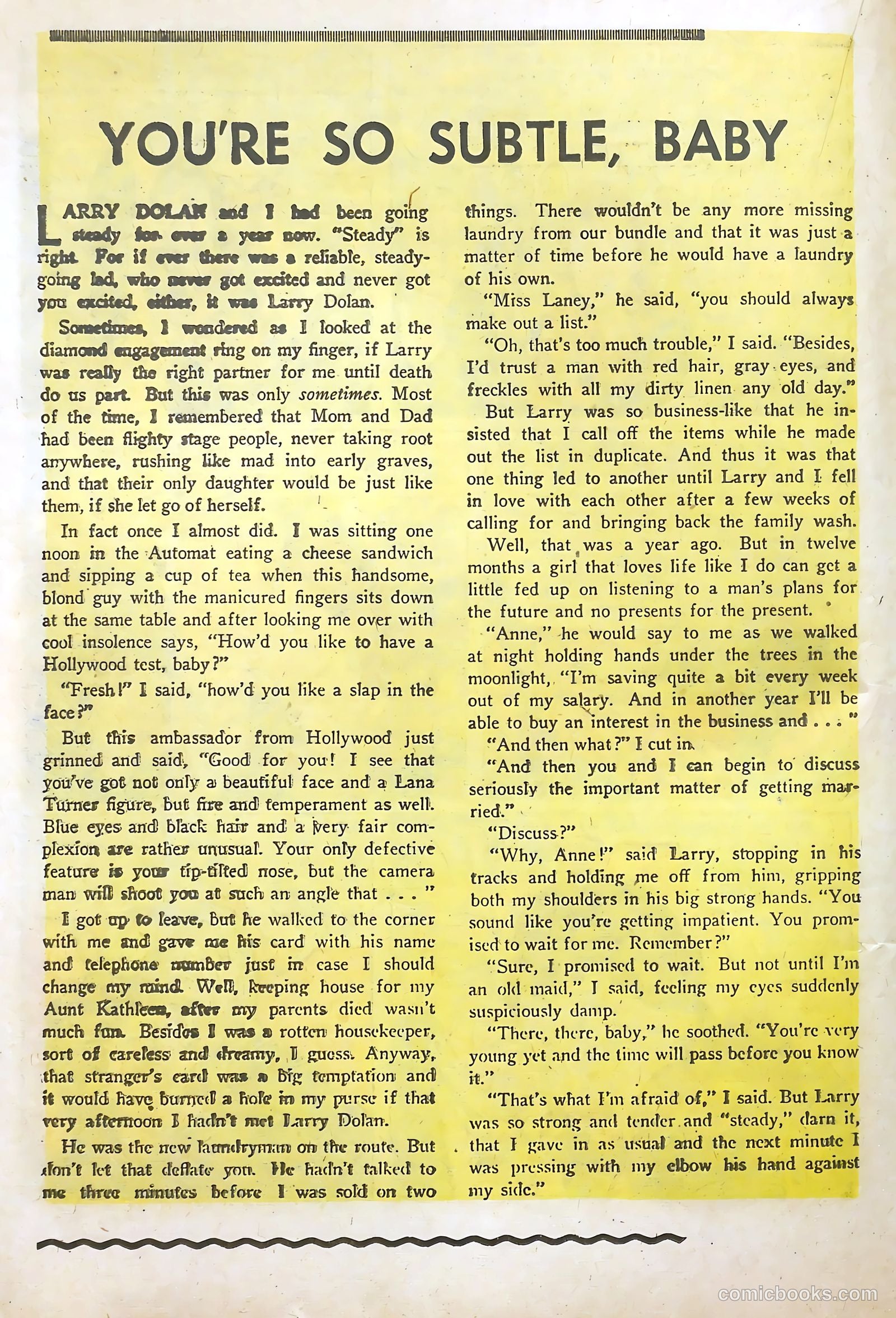 Young Romance #4 — page 30 of 52