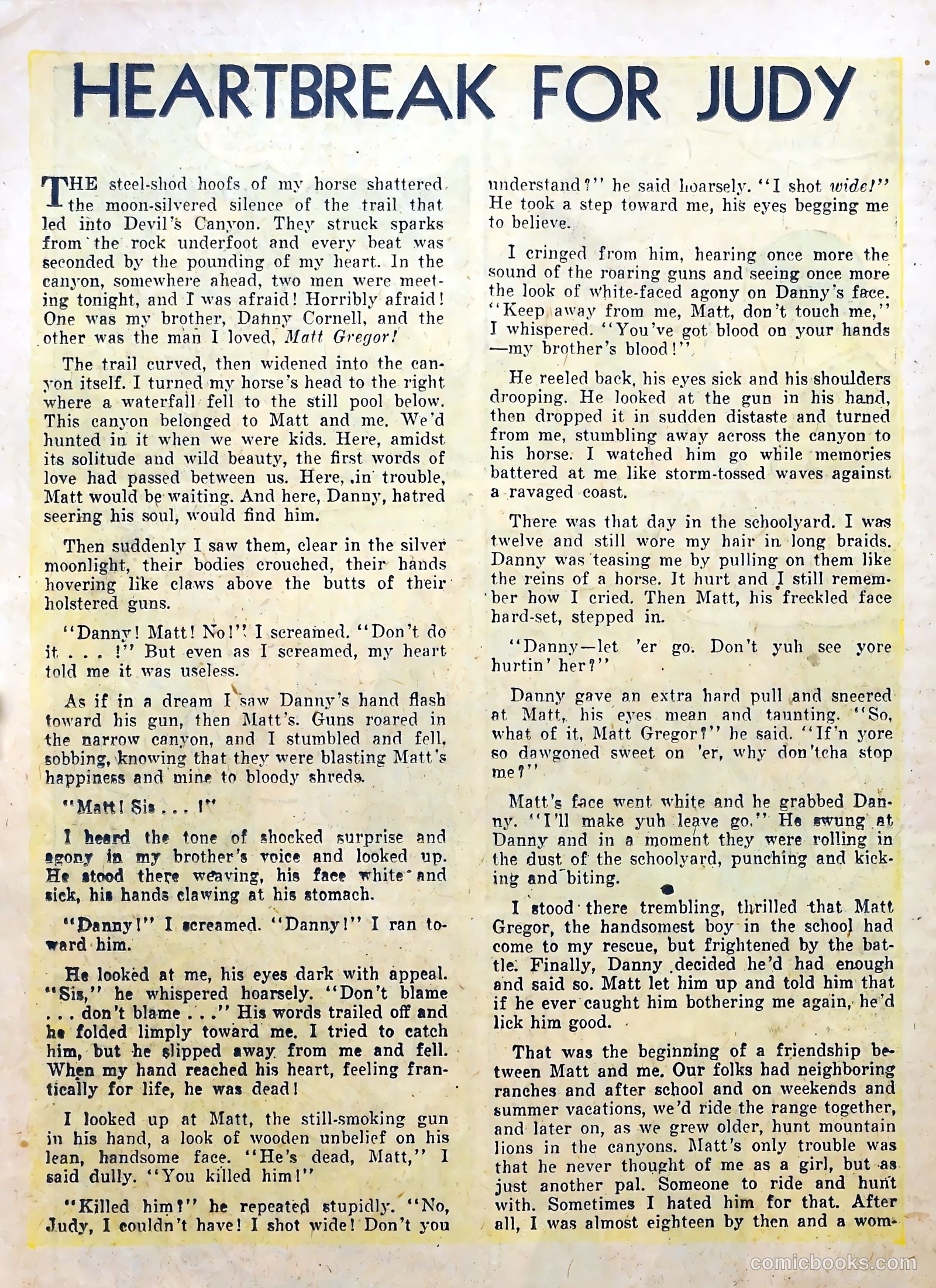 Youthful Love Romances #1 — page 18 of 36