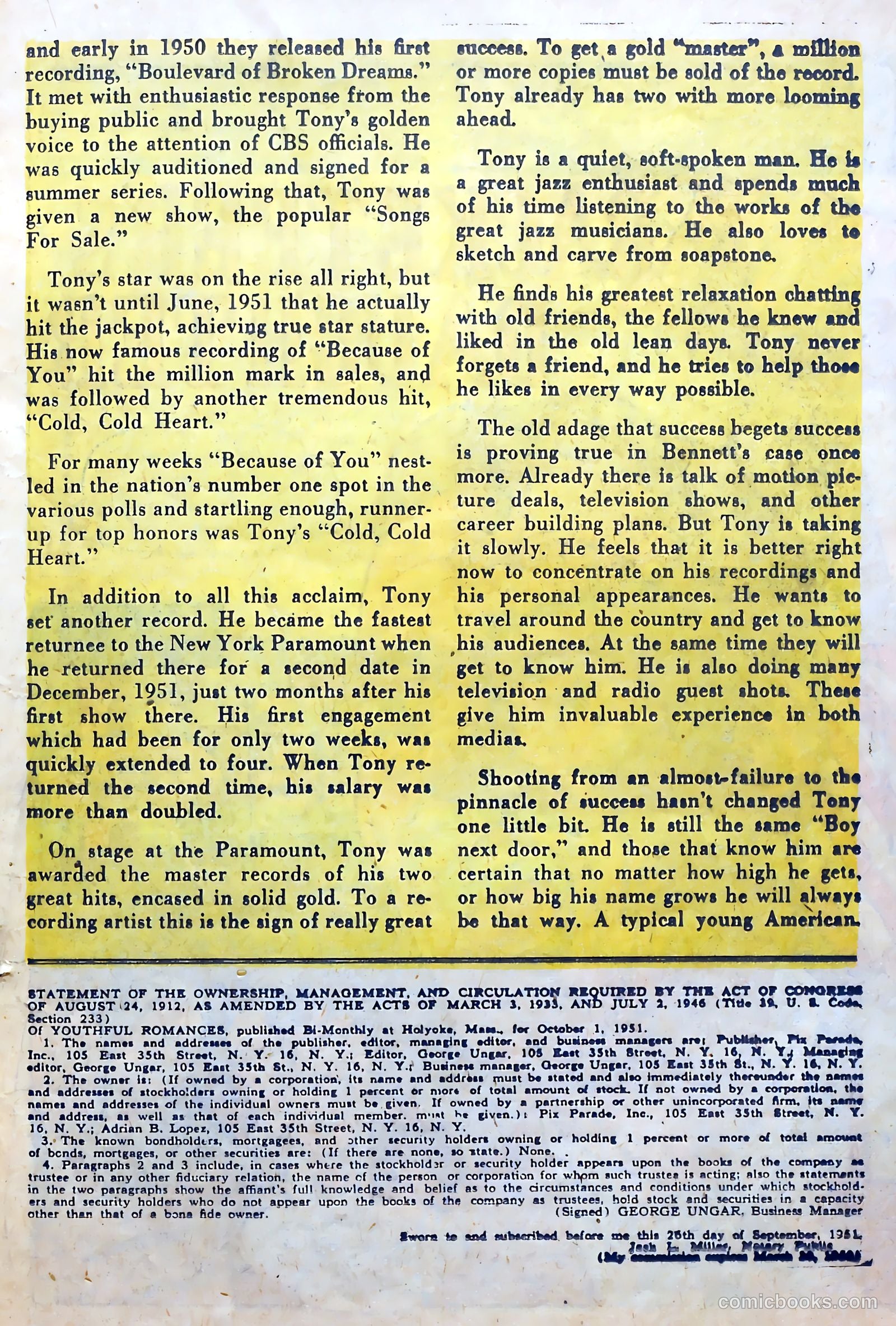 Youthful Romances #12 — page 19 of 36
