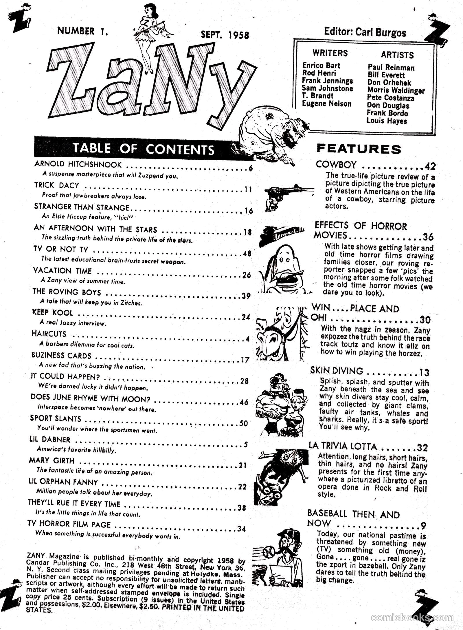 Zany #1 — page 3 of 52