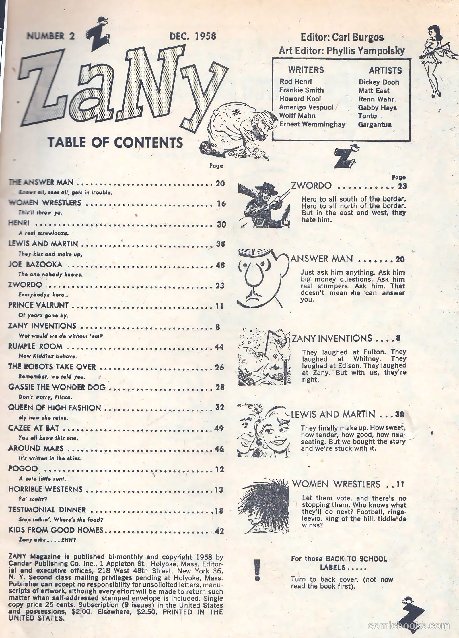Zany #2 — page 2 of 51