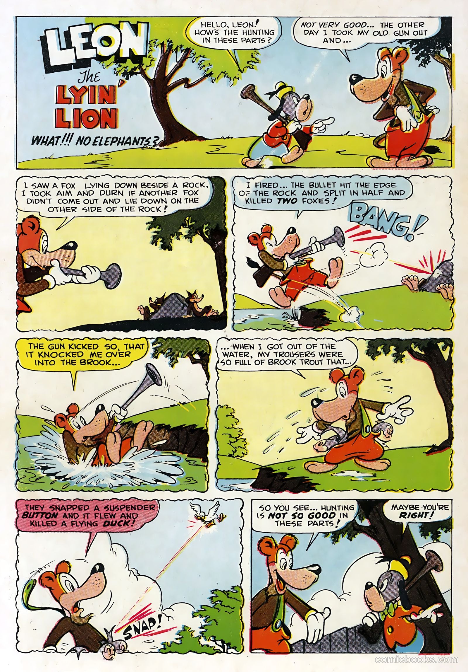 Zoo Funnies #1 — page 36 of 36