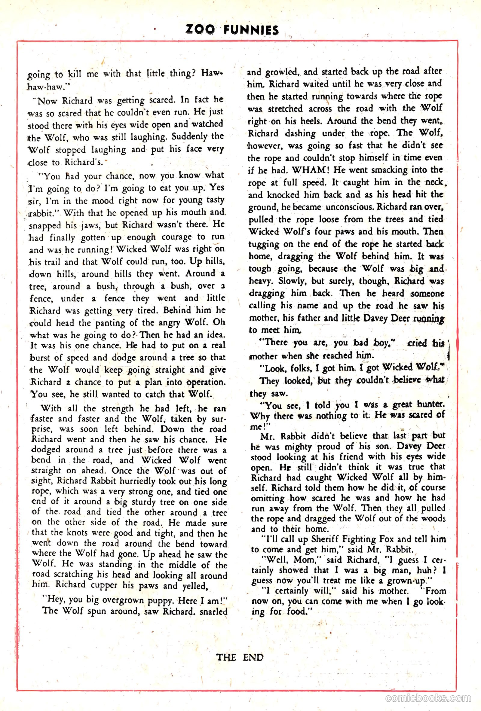 Zoo Funnies #11 — page 19 of 35