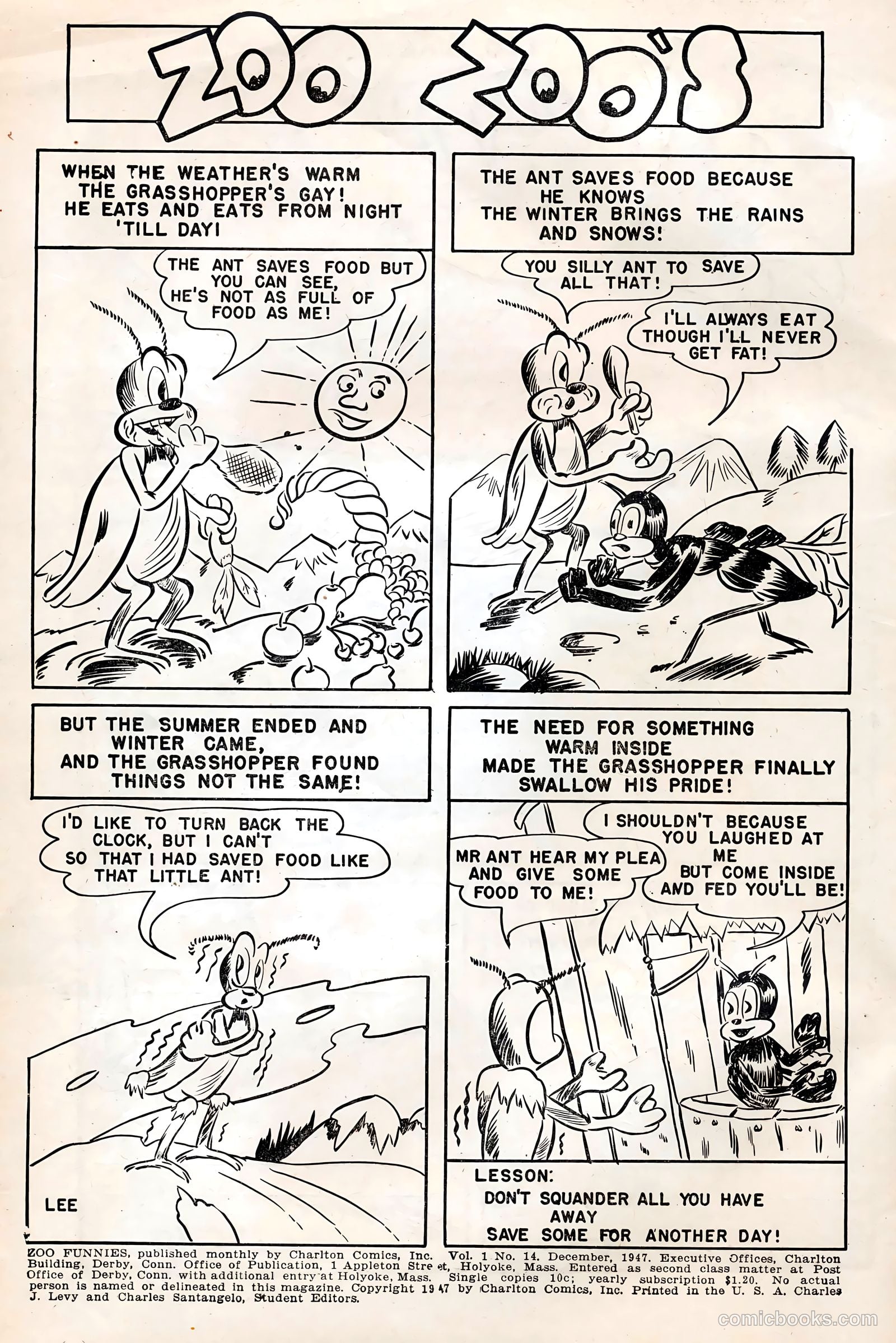 Zoo Funnies #14 — page 2 of 36