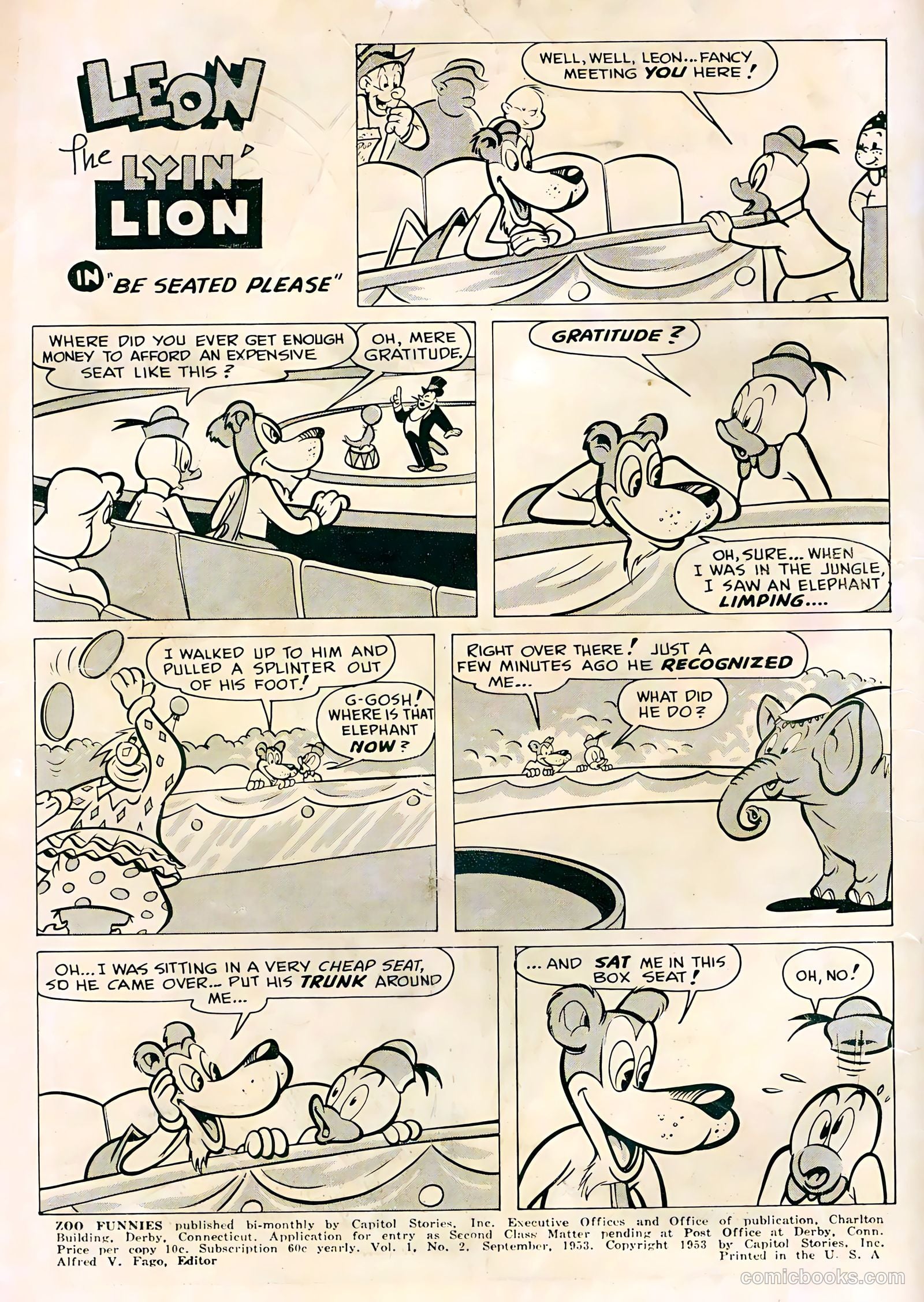 Zoo Funnies #2 — page 2 of 36